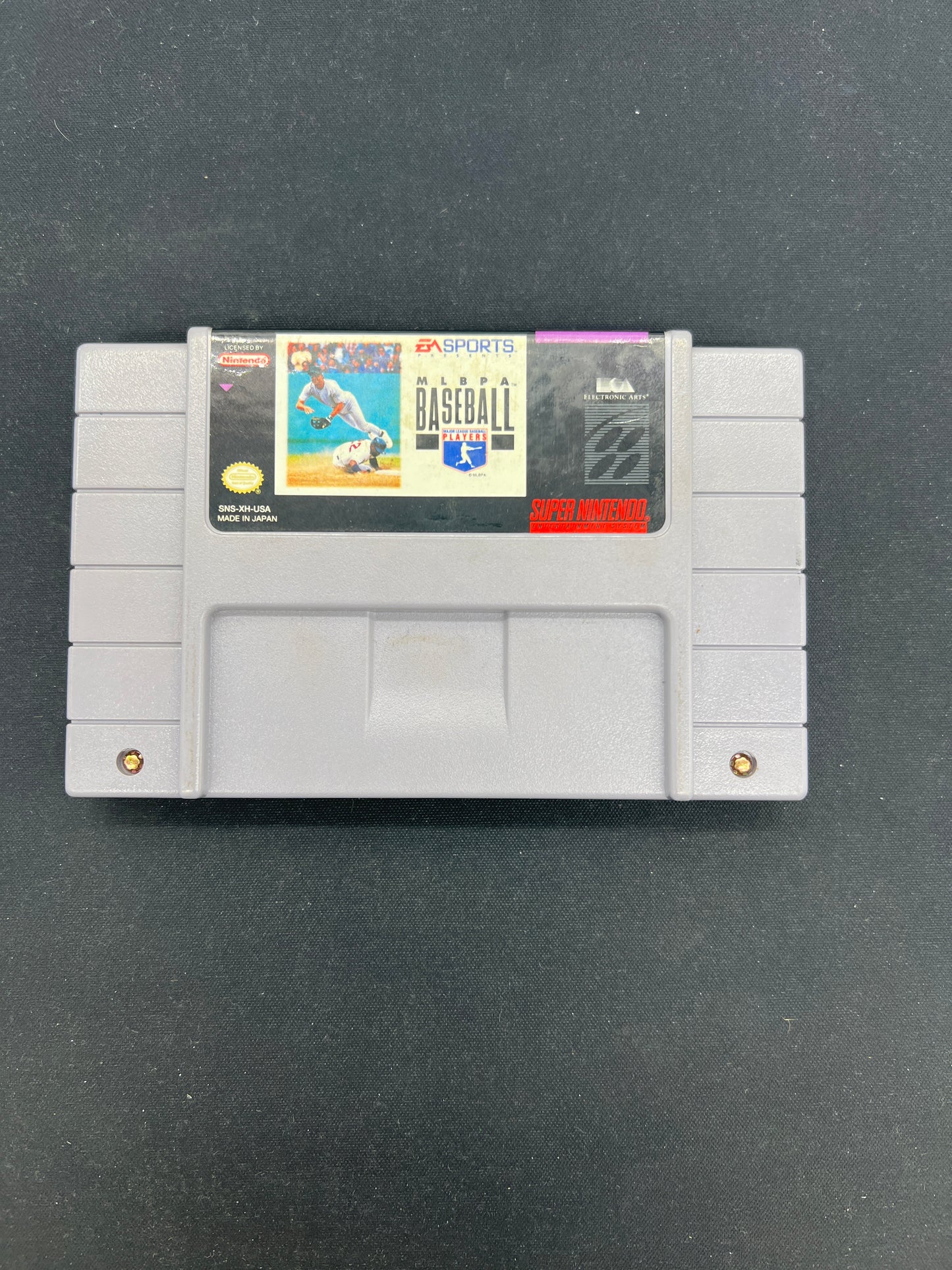 Auction Lot 210: SNES Video Game MLBPA Baseball Loose