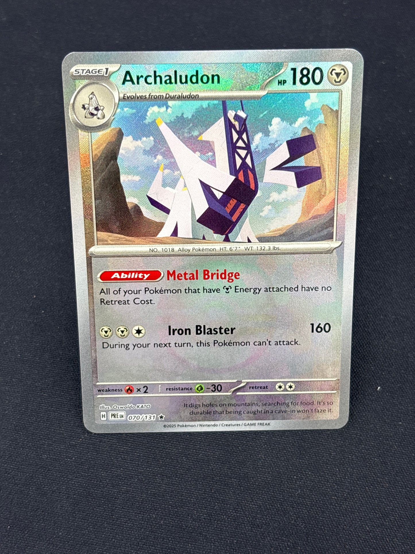Auction Lot 179: Pokemon Card Archaludon Masterball Prismatic Evolutions Conditions Vary