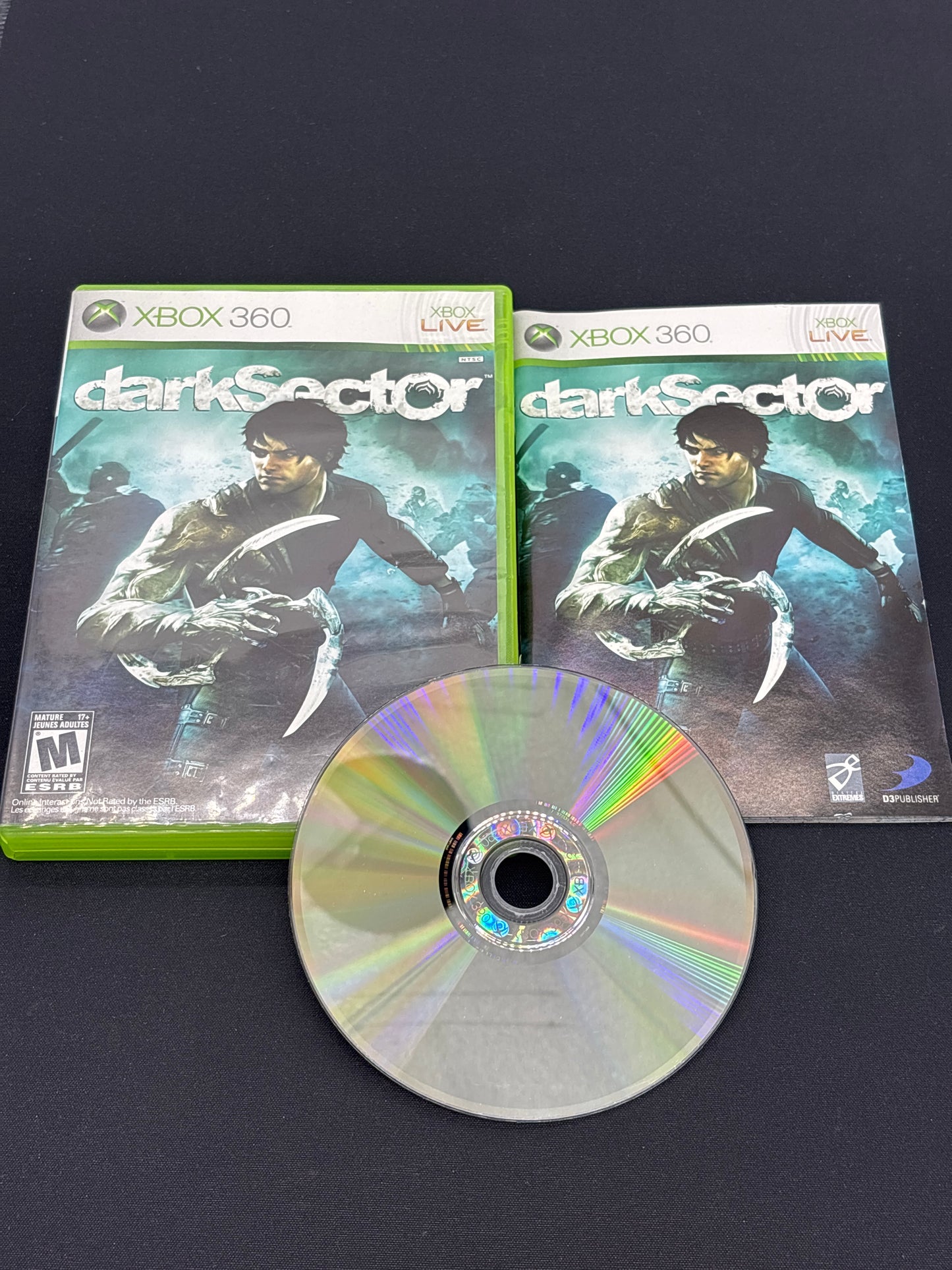 Auction Lot 71: XBOX 360 Video Game Dark Sector CIB