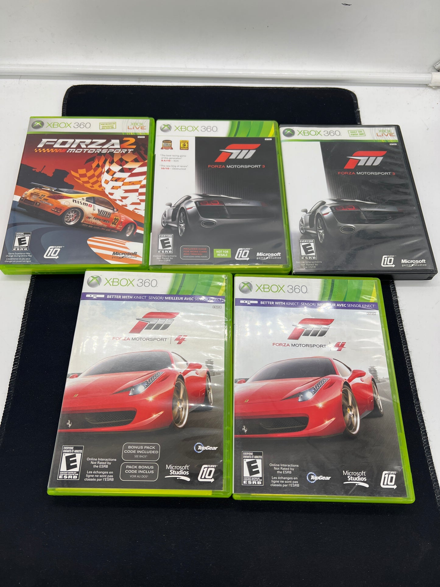 Auction Lot 151: XBOX 360 Video Game Lot of 5 Forza Titles CIB