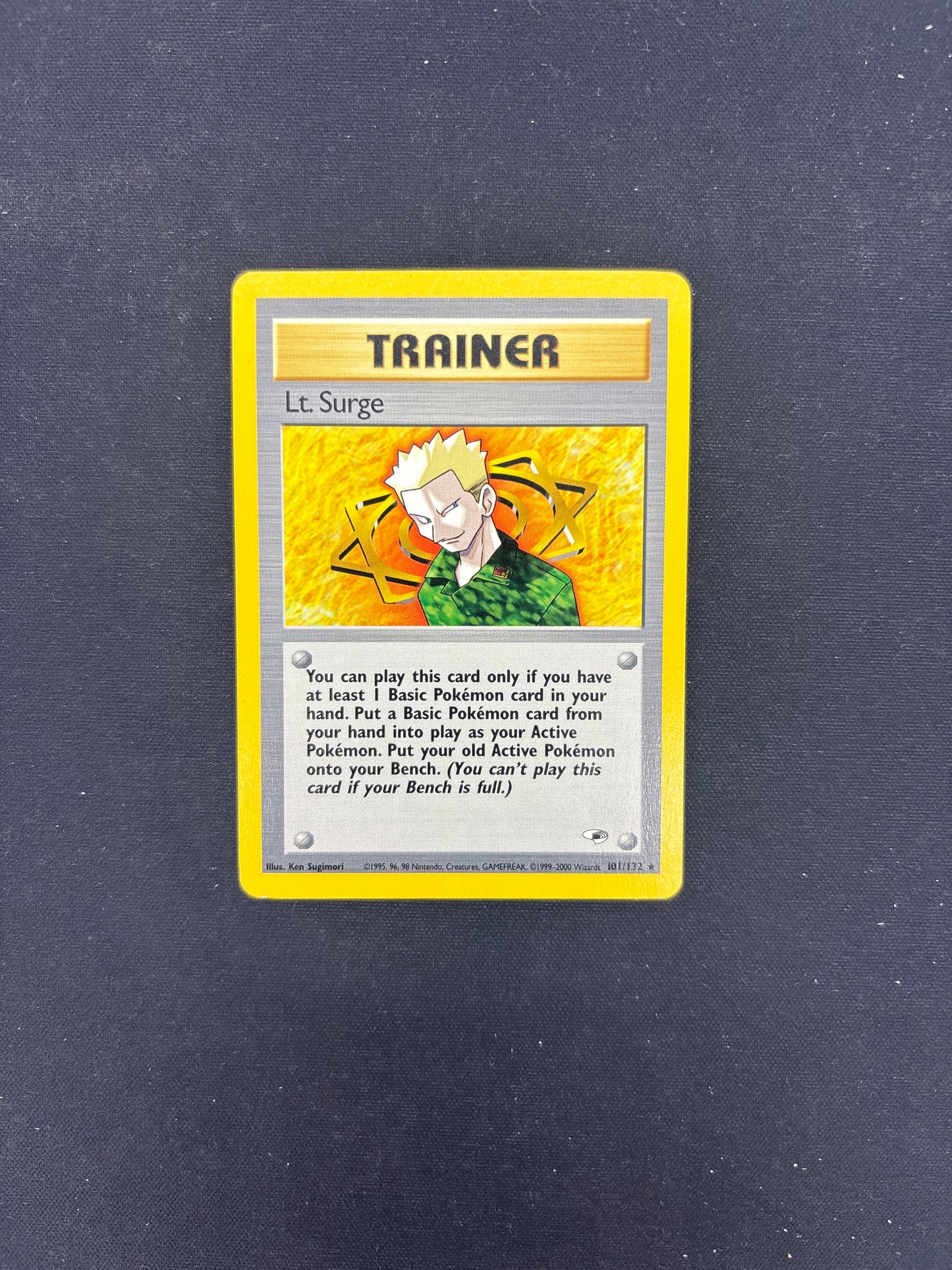 Auction Lot 189: Pokemon Card Lt. Surge Gym Heroes Conditions Vary
