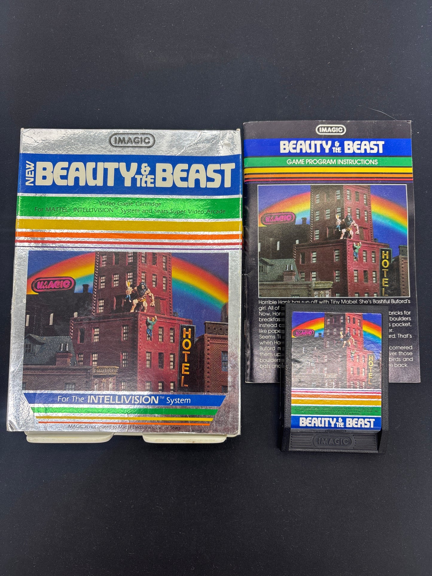 Auction Lot 149: Intellivision Video Game Beauty and the Beast CIB