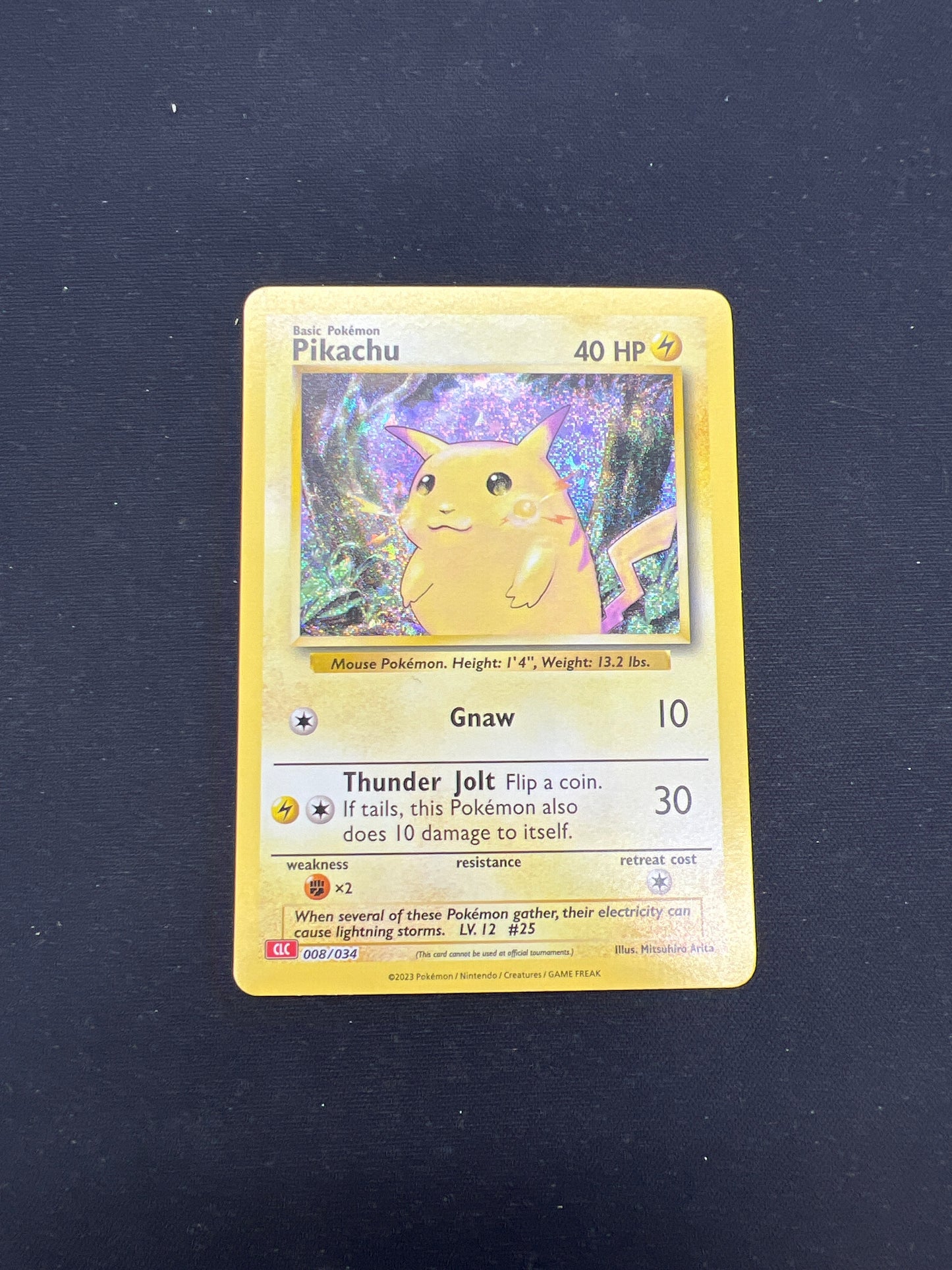 Auction Lot 173: Pokemon Cards Pikachu Holo TCG Classic Deck Condition Vary