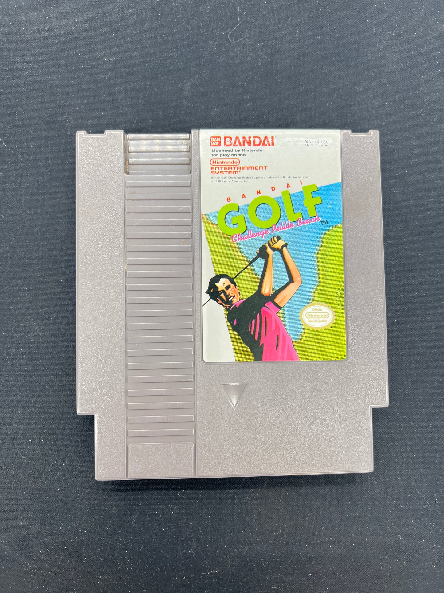 Auction Lot 27: NES Video Game Golf Pebble Beach Challenge