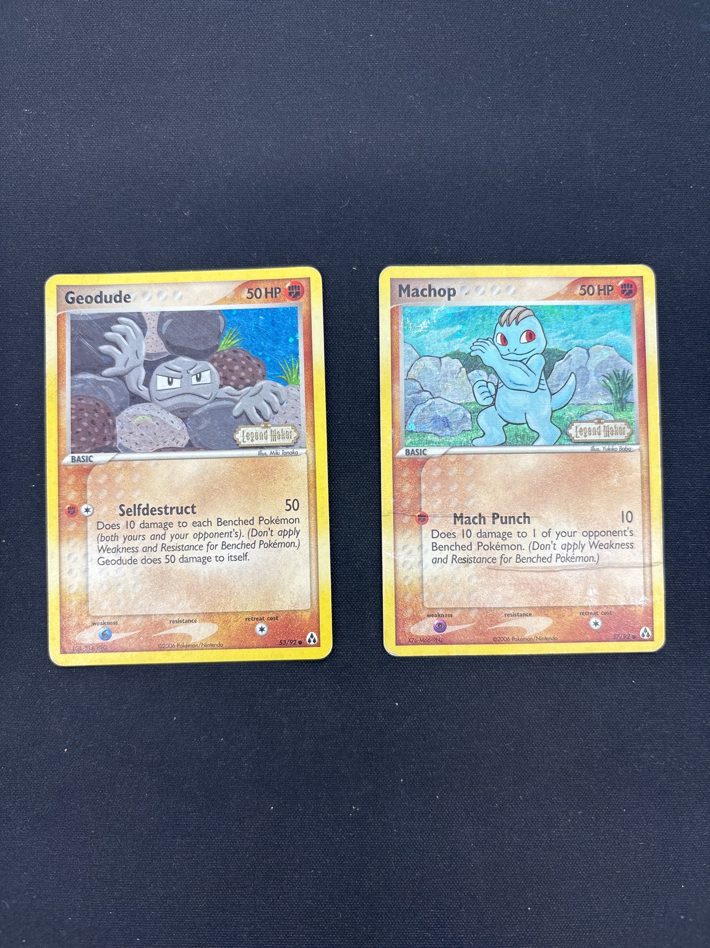 Auction Lot 38: Pokemon Cards EX Legend Maker Stamped Reverse Holo Lot Conditions Vary