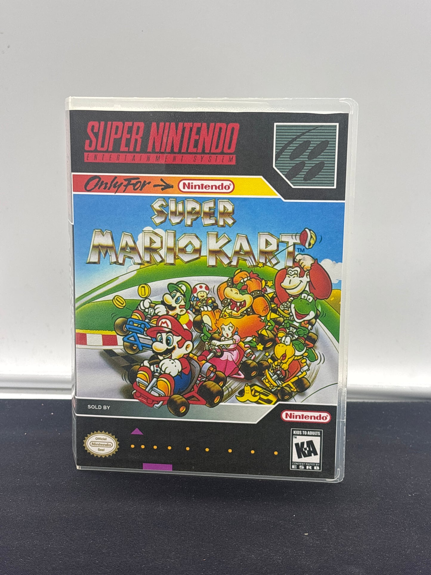 Auction Lot 109: Super Mario Kart Empty Video Game Case SNES