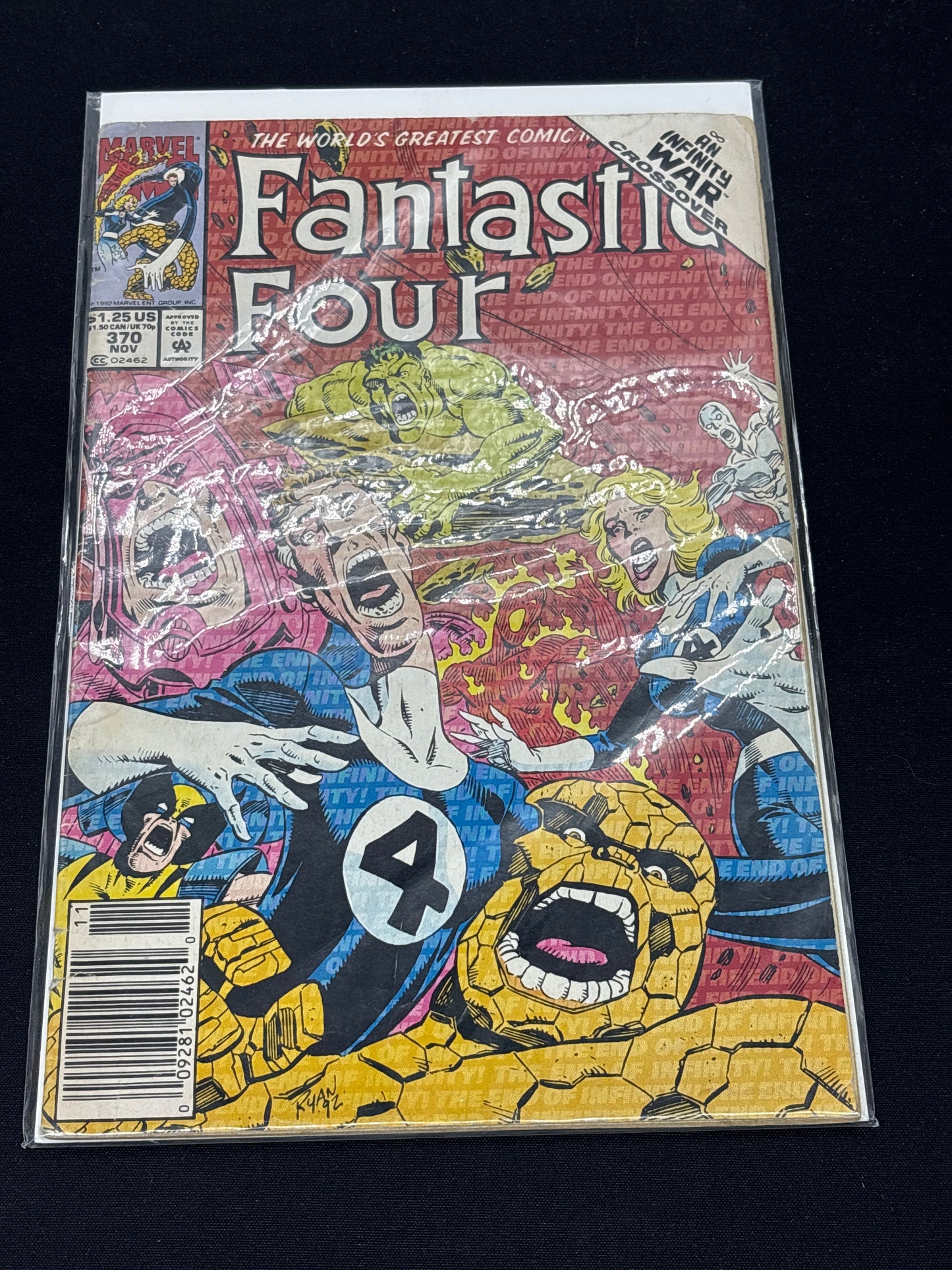 Auction Lot 191: Marvel Comics Fantastic Four Issue 370 Comic Book