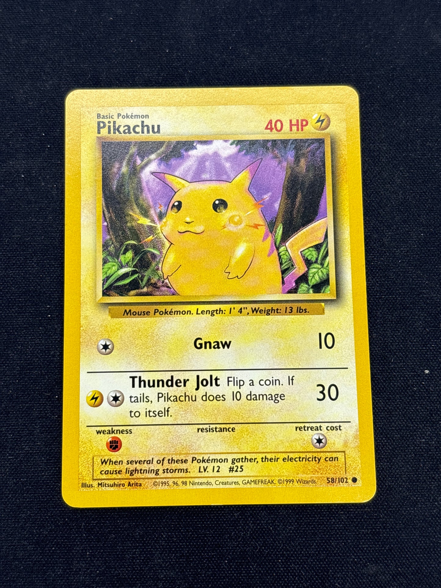 Auction Lot 11: Pokemon Cards Pikachu Base Set WOTC Condition Vary
