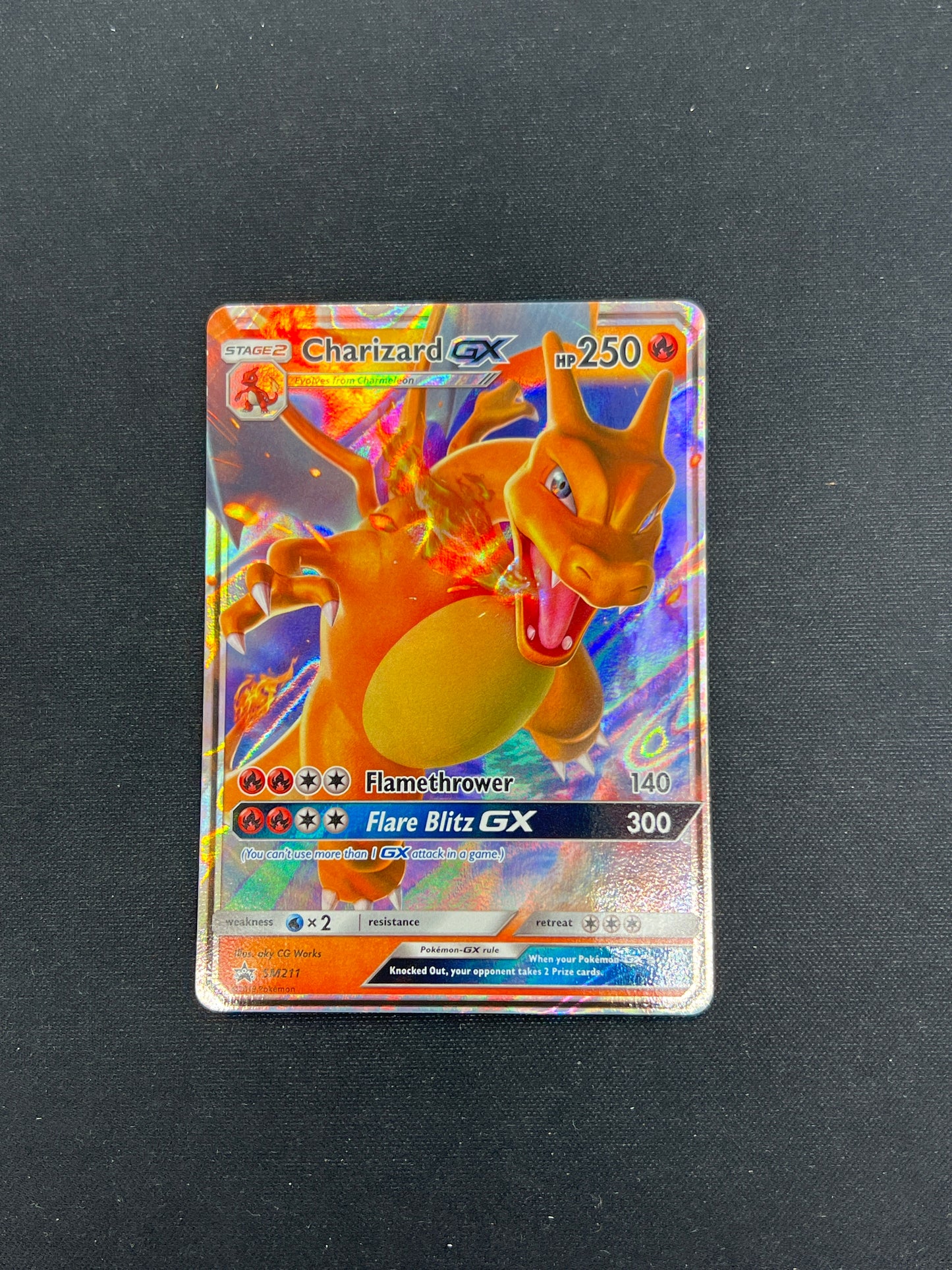 Auction Lot 142: Pokemon Cards Charizard GX SM Promo Conditions Vary