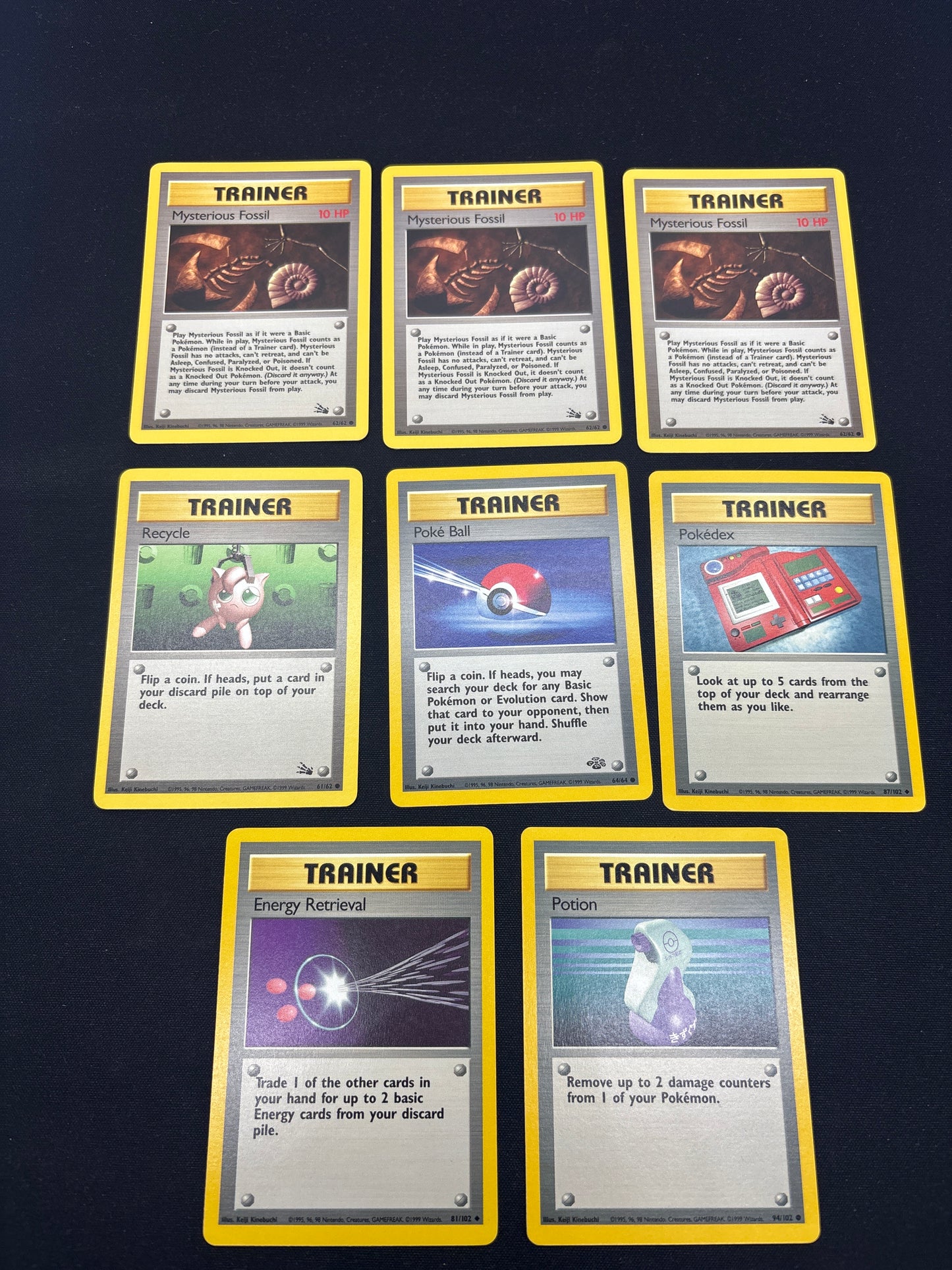 Auction Lot 84: Pokemon Cards Assorted Lot of WOTC Trainers Conditions Vary