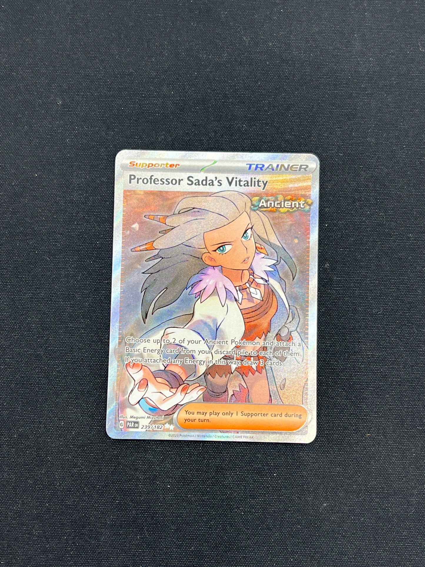 Auction Lot 167: Pokemon Cards Professor Sada's Vitality Full Art Conditions Vary