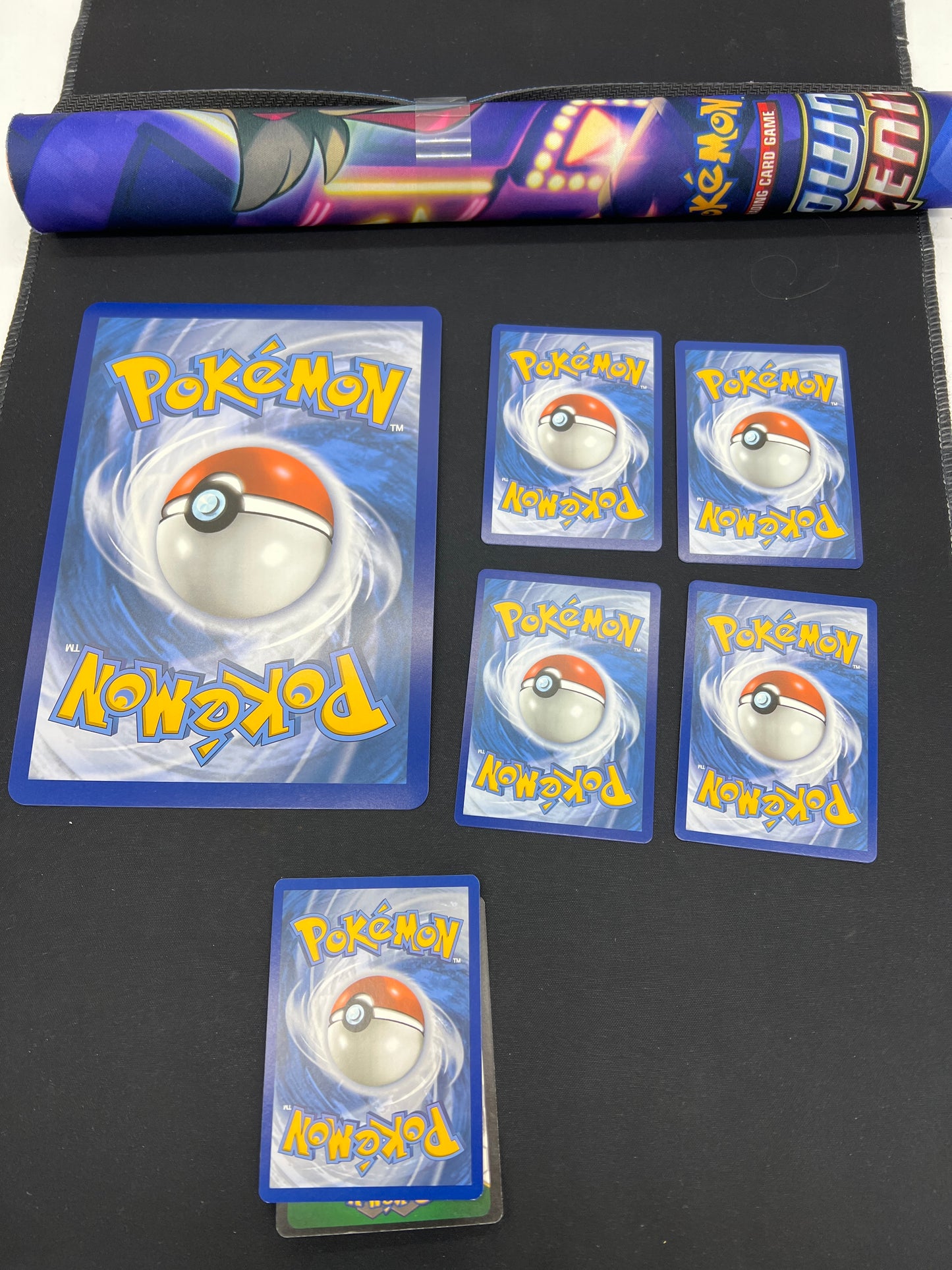 Auction Lot 230: Pokemon Cards Morpeko V-Union Promo Cards Lot With PlayMat and Jumbo Conditions Vary