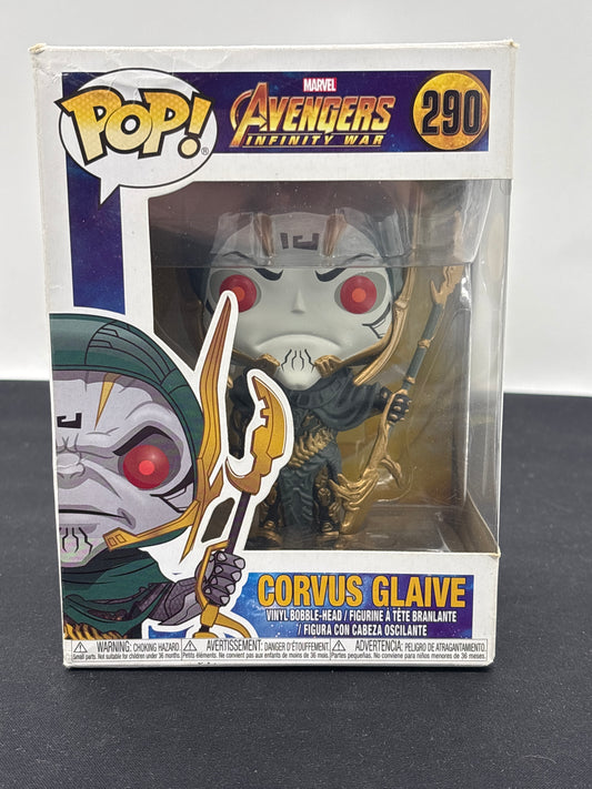 Auction Lot 101: POP Funko Corvus Glaive Avengers 290 Figure