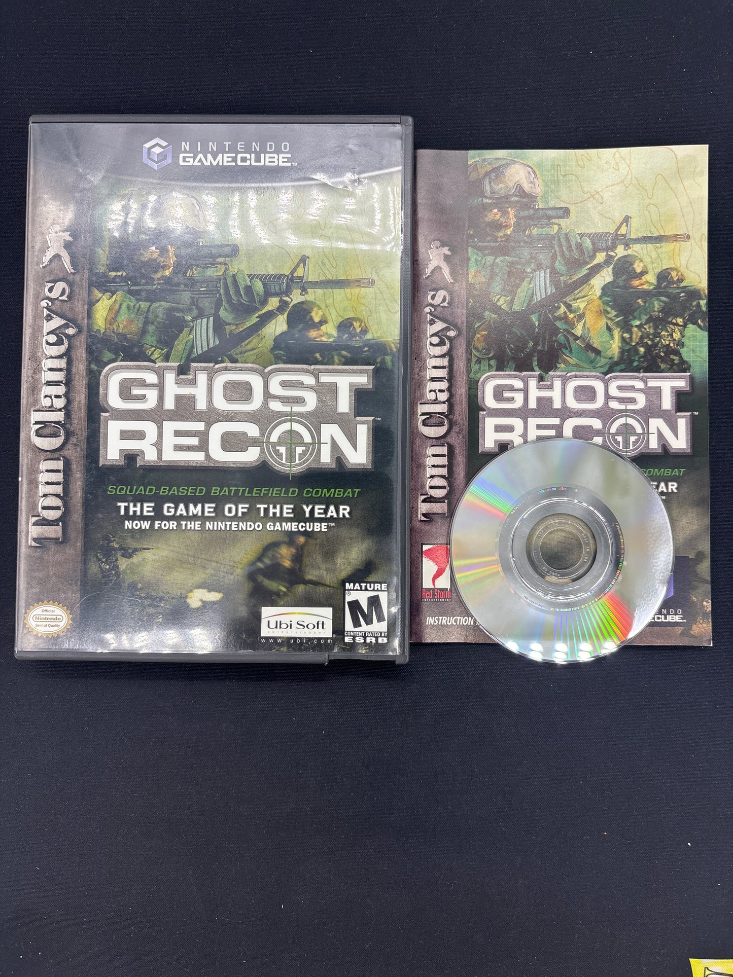 Auction Lot 124: Nintendo Game Cube Ghost Recon With Case & Disc