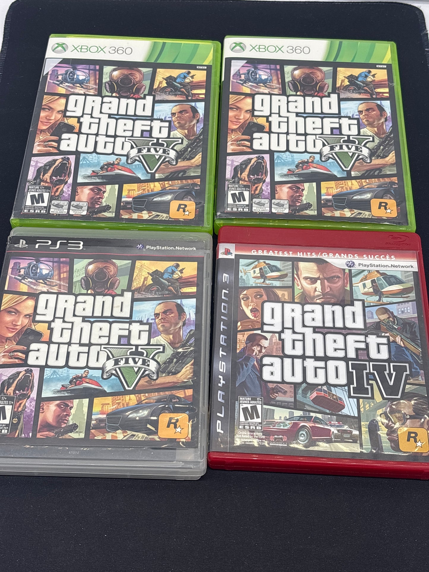 Auction Lot 281: Assorted Lot of 4 GTA Video Game Titles CIB