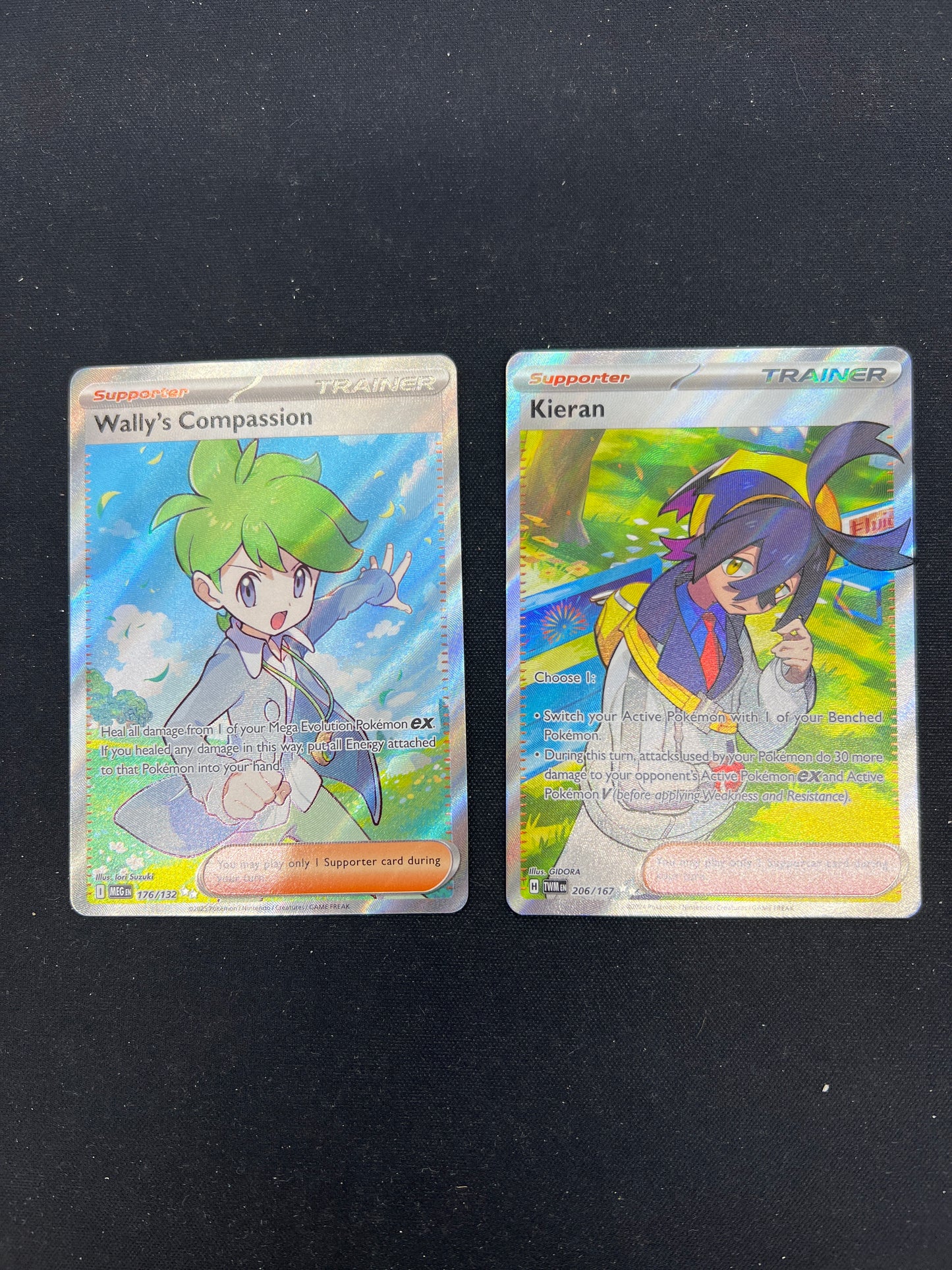 Auction Lot 297: Pokemon Cards Assorted Lot of 2 Full Art Trainers Conditions Vary