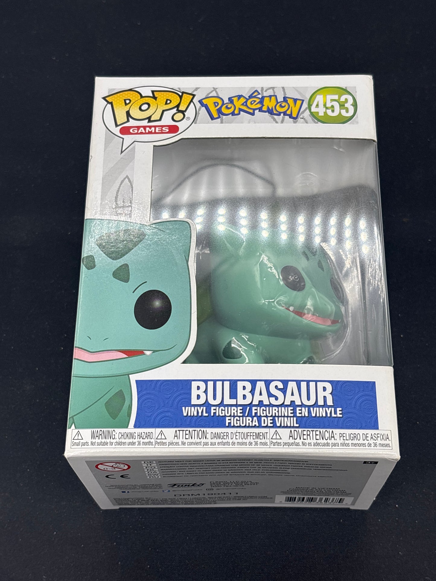 Auction Lot 198: Pop Funko Pokemon Bulbasaur 453 Figure