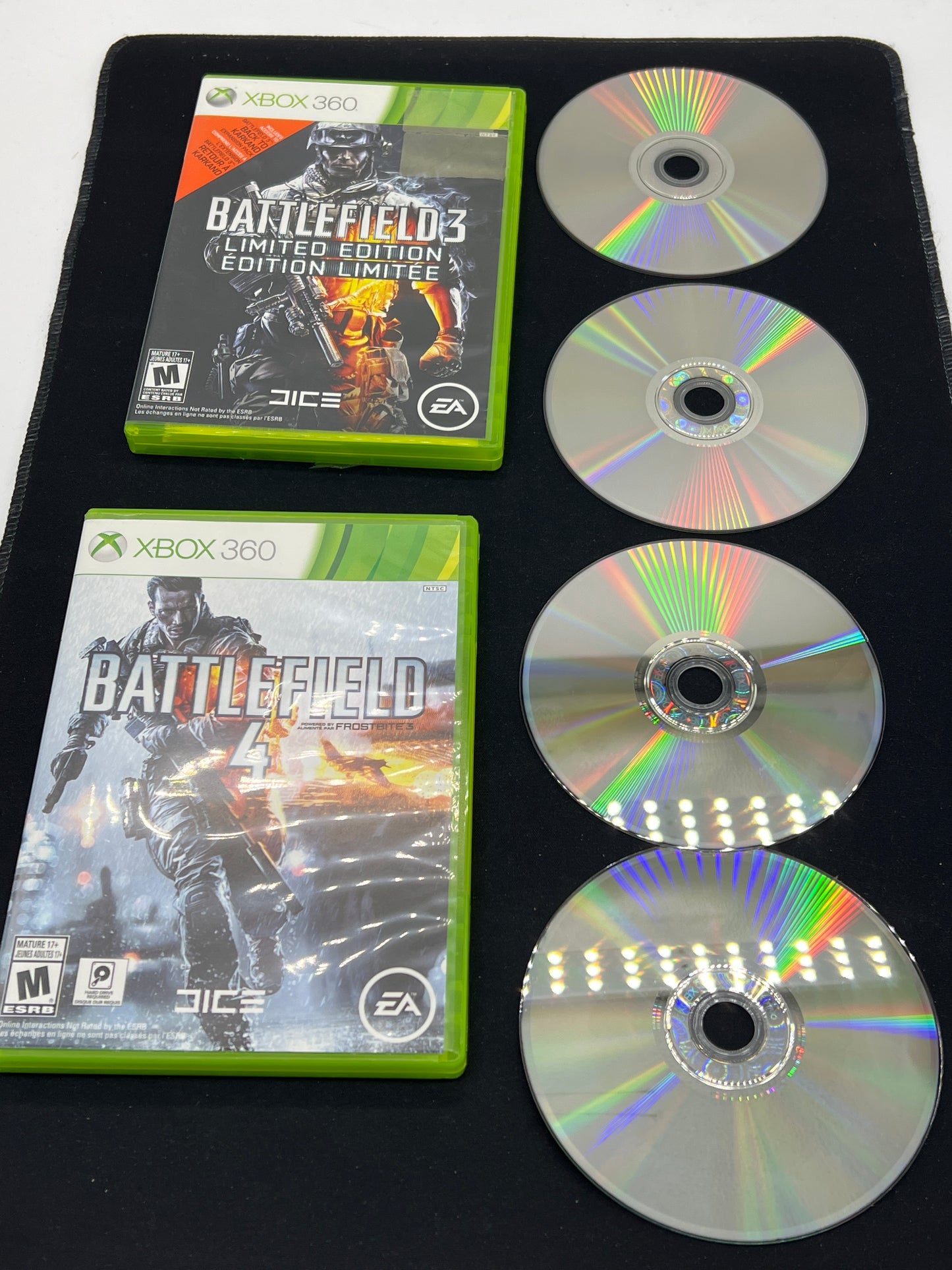 Auction Lot 195: XBOX 360 Video Game Battlefield Assorted Lot