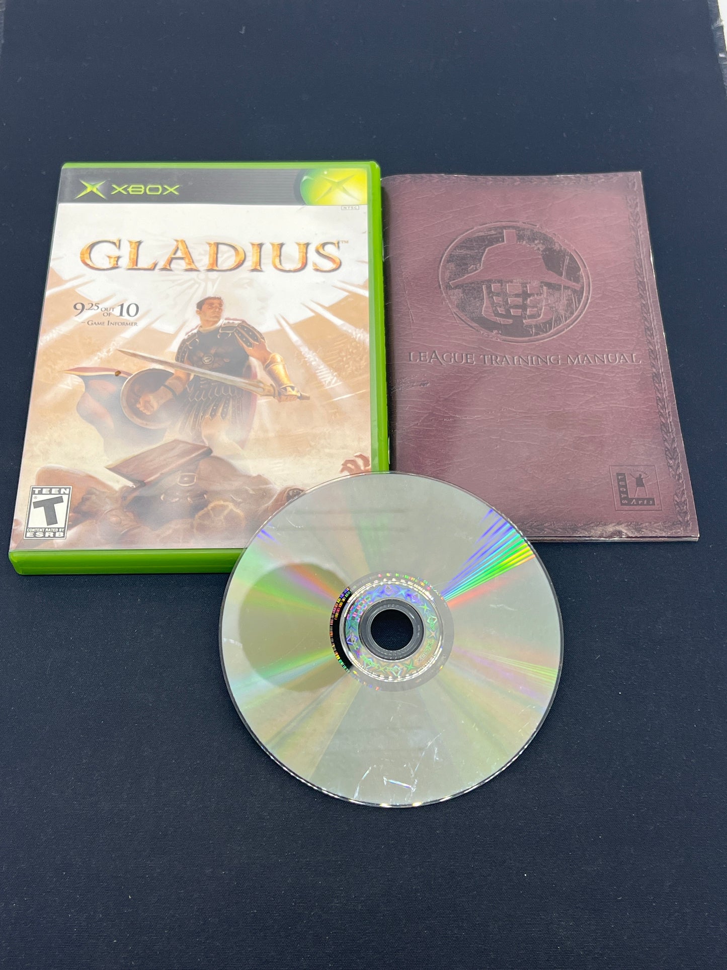 Auction Lot 279: XBOX Video Game Gladius CIB