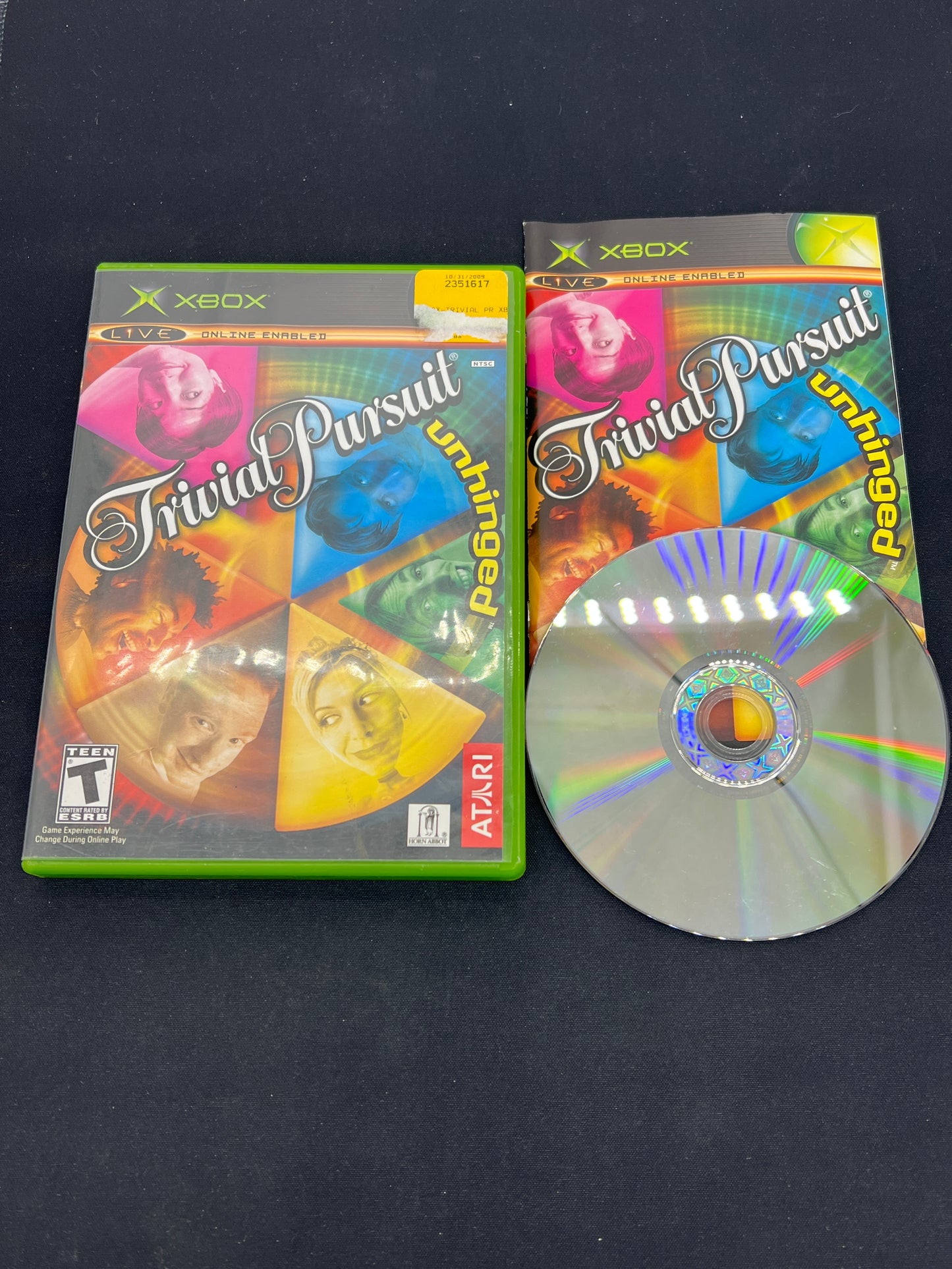 Auction Lot 114: XBOX Video Game Trivial Pursuit Unhinged CIB