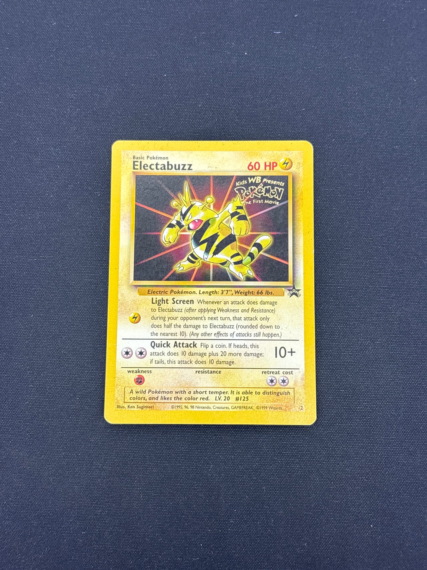 Auction Lot 429: Pokemon Cards Electabuzz WOTC Black Star Promo Conditions Vary