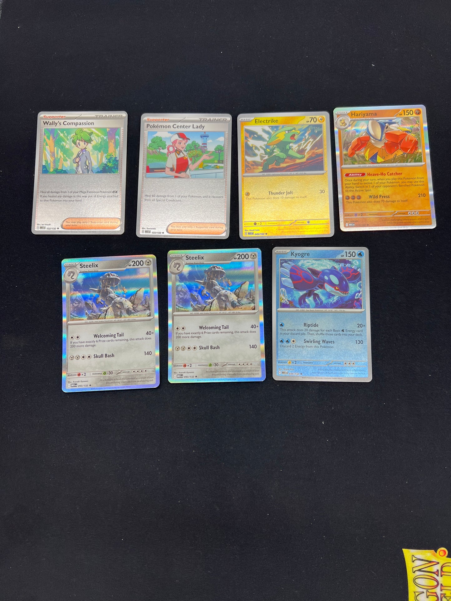 Auction Lot 224: Pokemon Cards Lot of 7 Assorted Reverse & Holo Mega Evolutions Conditions Vary