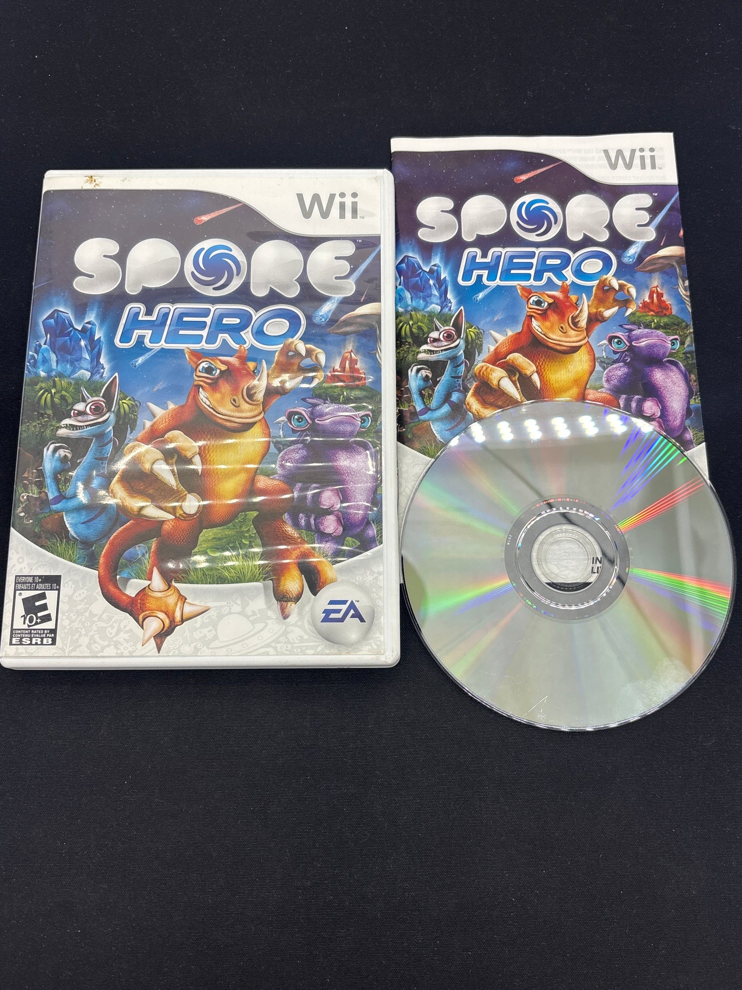 Auction Lot 199: Nintendo Wii Video Game Spore Hero CIB