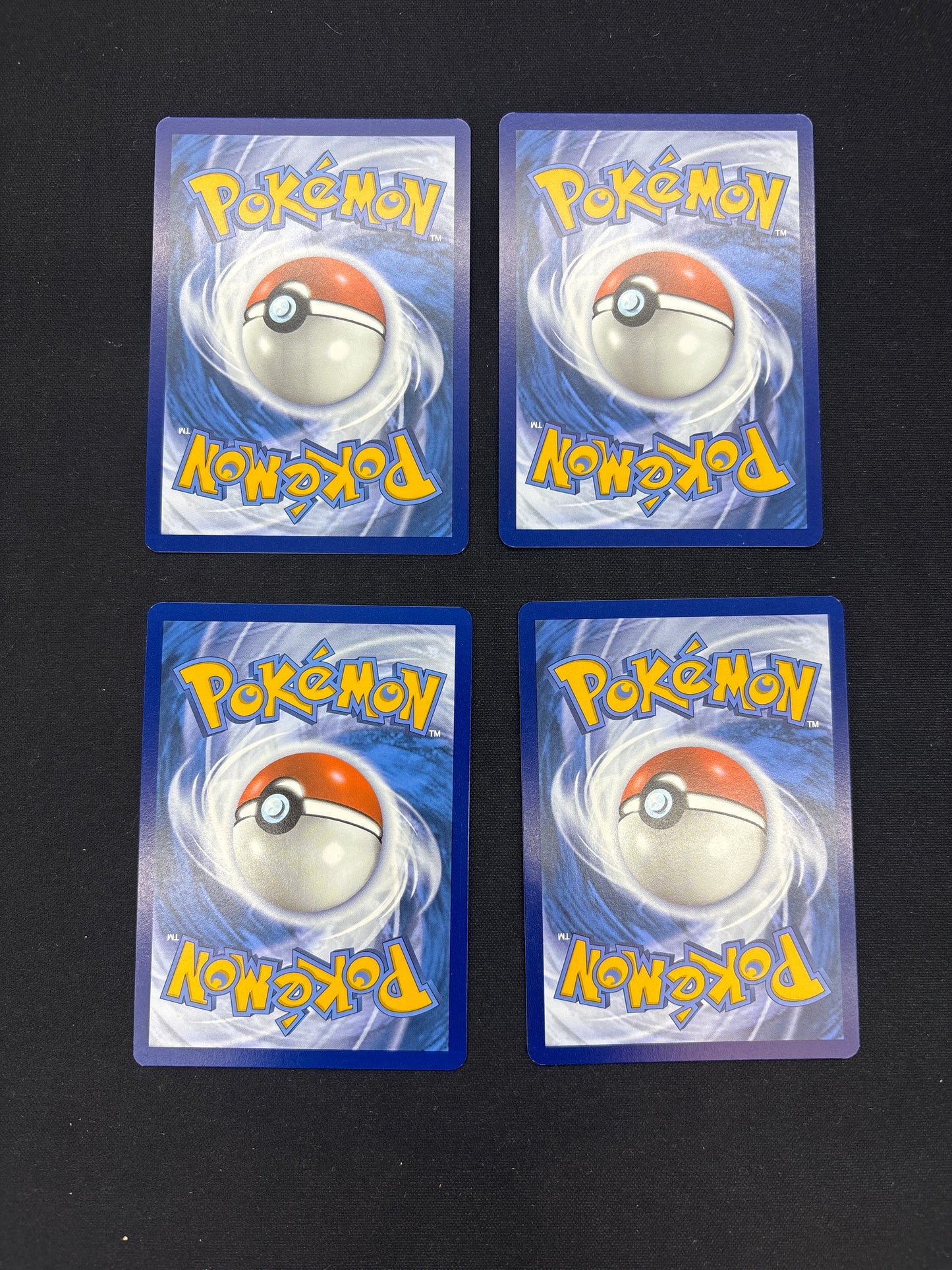Auction Lot 257: Pokemon Cards Lot of 4 Assorted Pokeball Pattern Prismatic Evolutions Conditions Vary