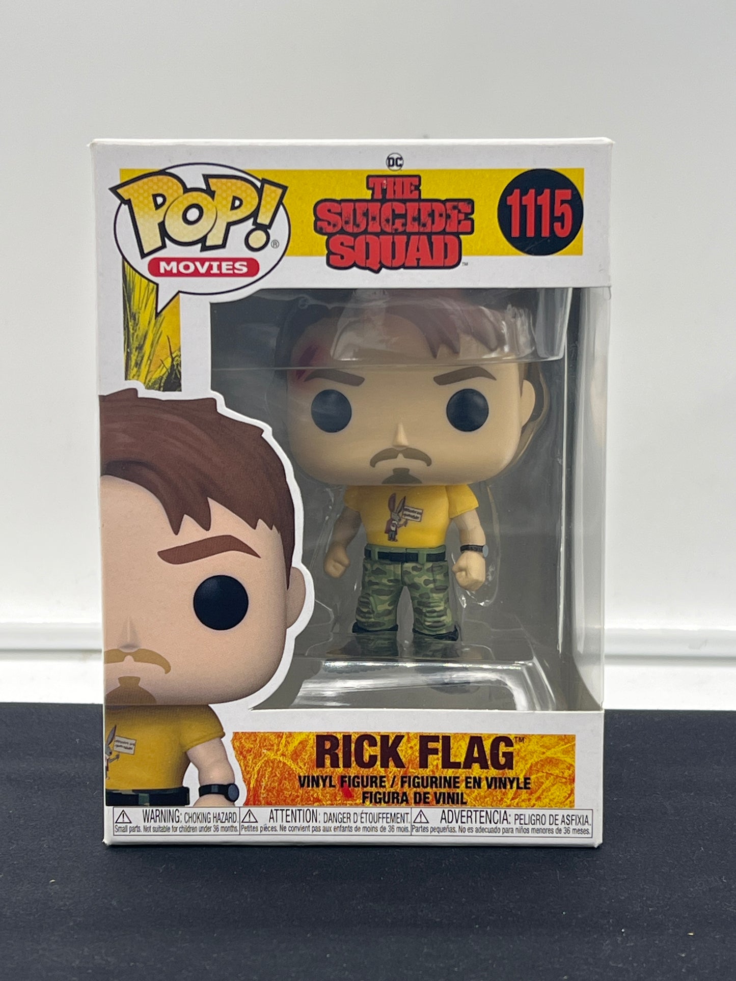 Auction Lot 181: Funko POP #1115 The Suicide Squad Rick Flag Figure