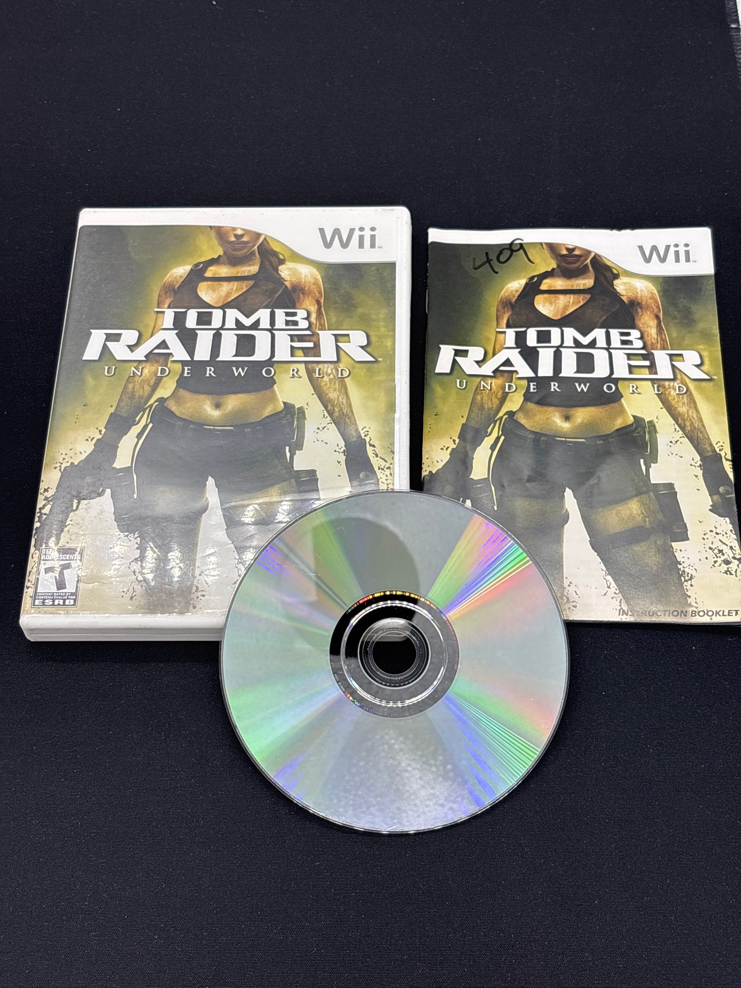 Auction Lot 111: Tomb Raider Underworld Video Game Nintendo Wii CIB