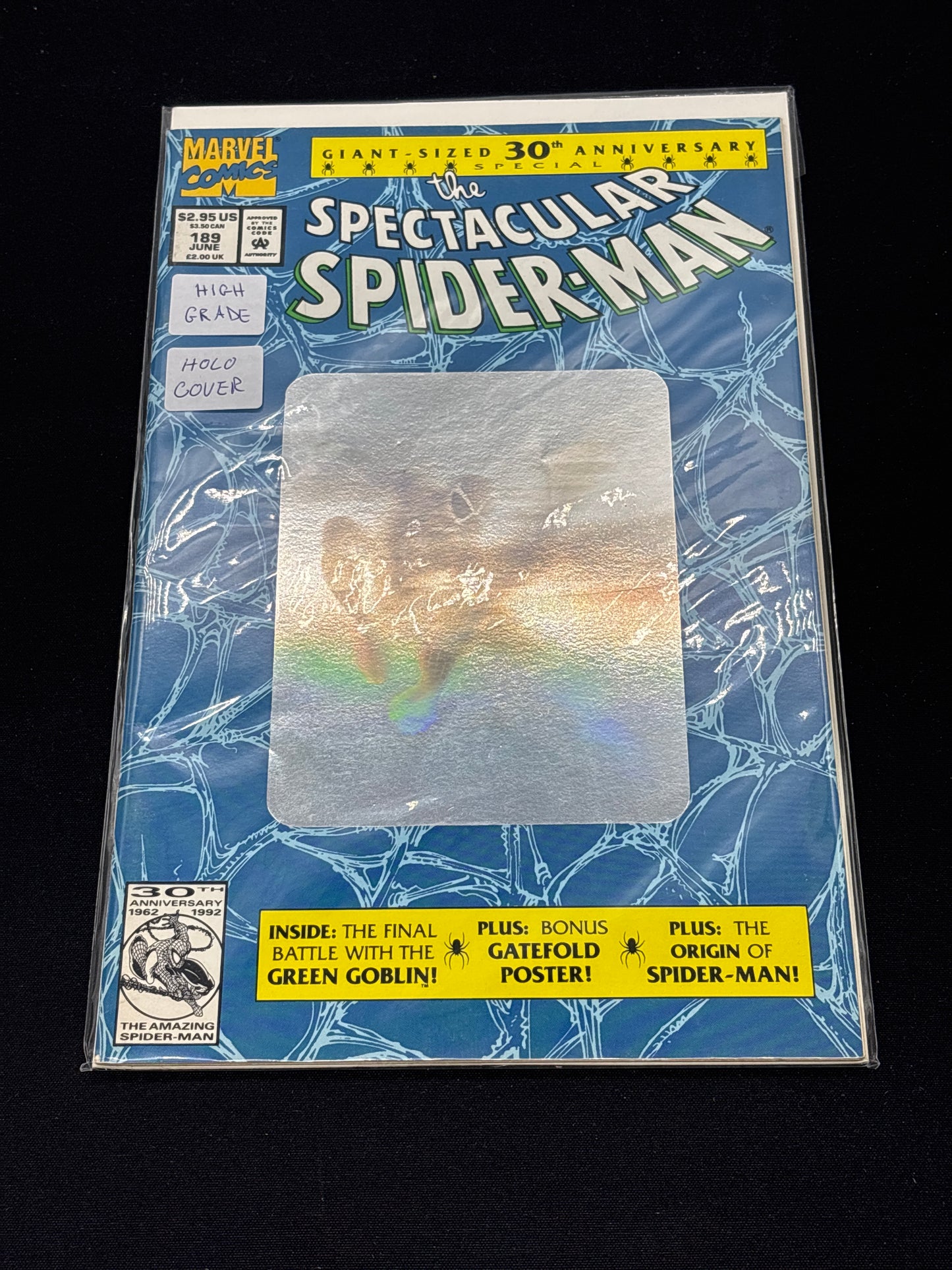 Auction Lot 205: Marvel Comics The Spectacular Spider-Man Issue 189 Comic Book
