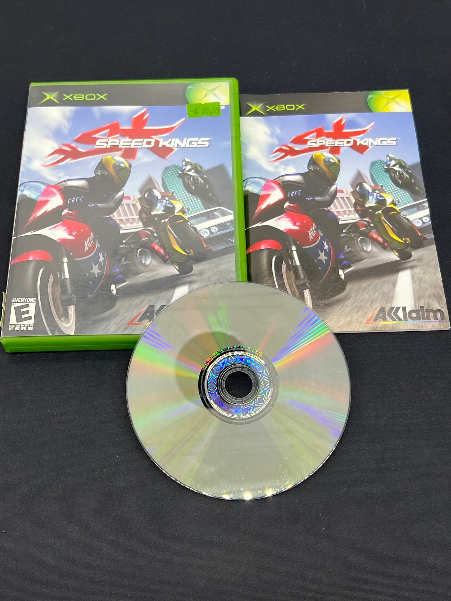 Auction Lot 130: XBOX Video Game Speed Kings CIB