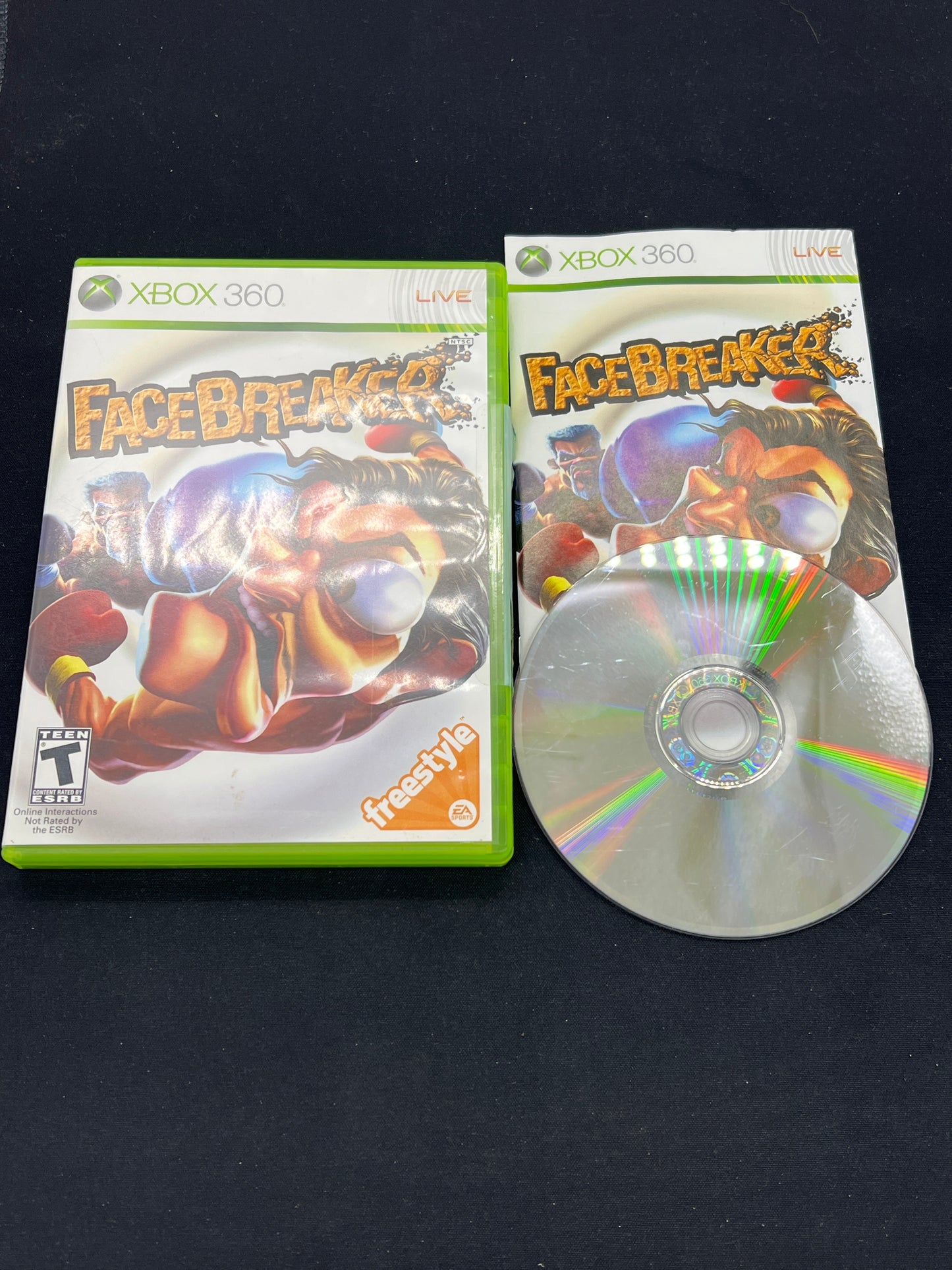 Auction Lot 64: XBOX 360 Video Game Facebreaker CIB
