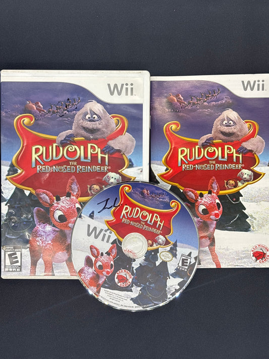 Auction Lot 322: Rudolph the Red Nose Reindeer Video Game Nintendo Wii CIB