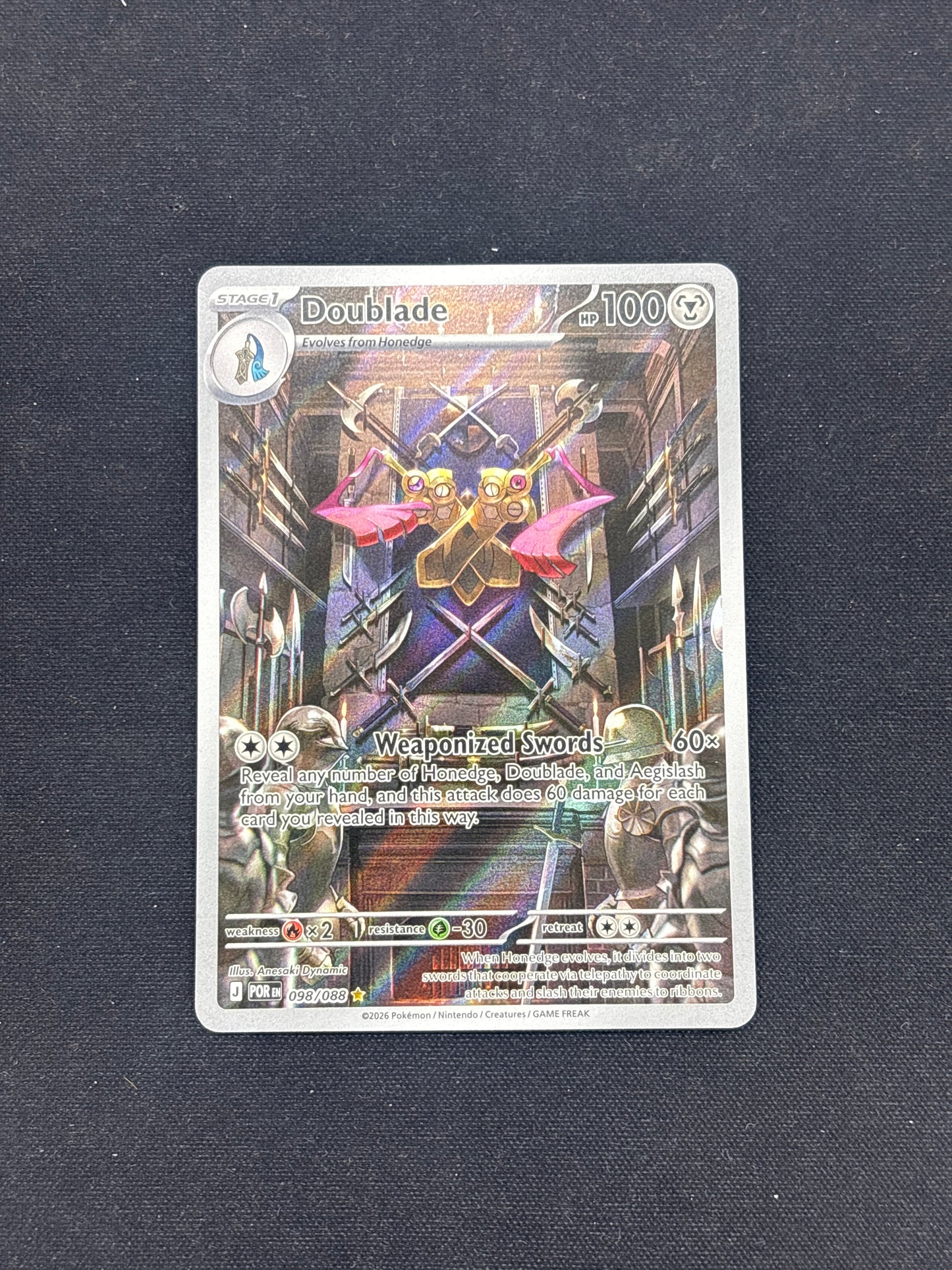 Auction Lot 93: Pokemon Cards Duoblade Illustration Rare Condition Vary