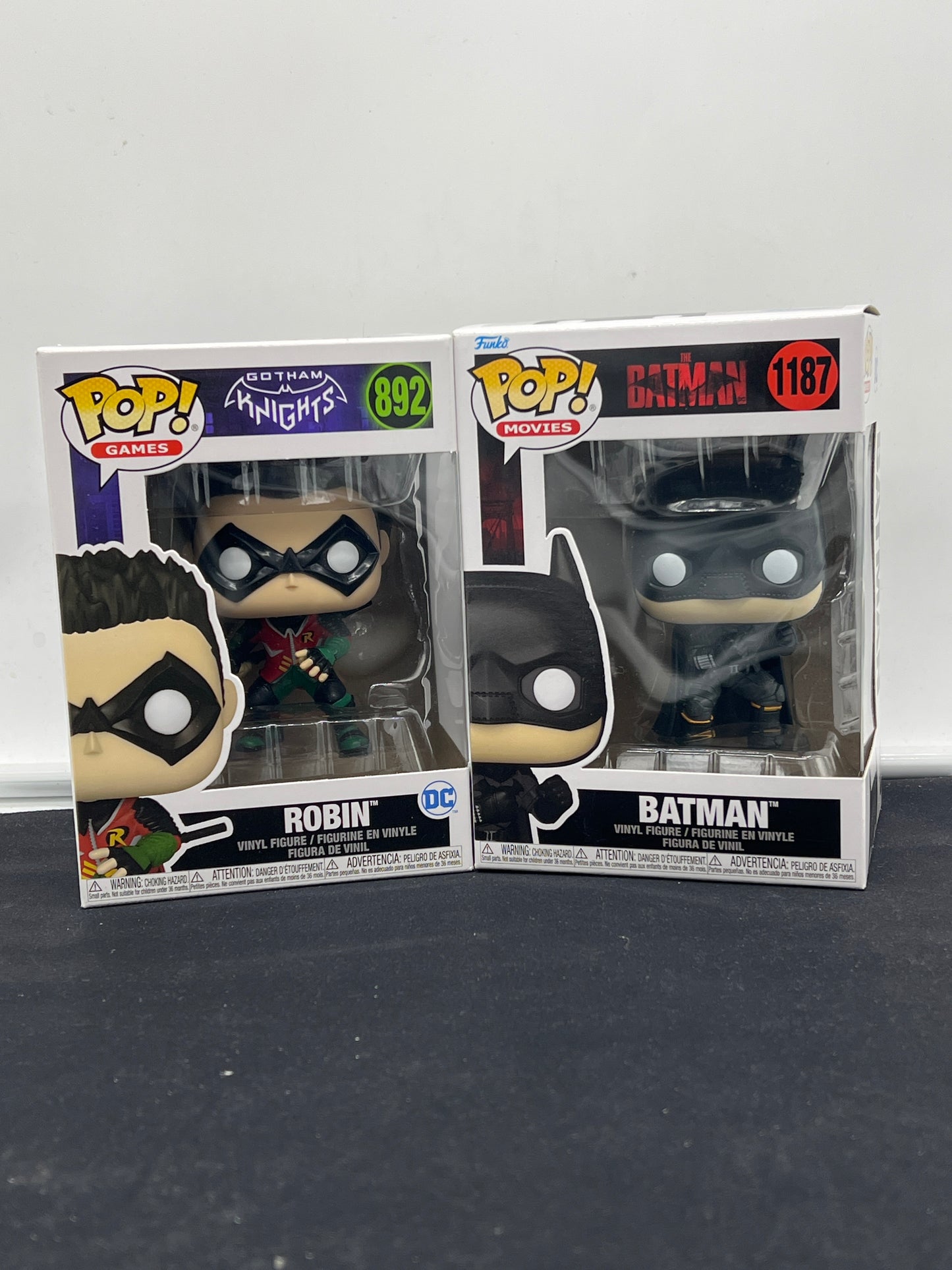 Auction Lot 22: POP Funko Batman Robin 892 1187 Figures