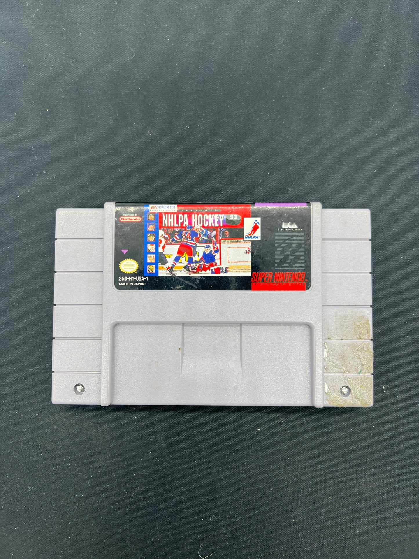 Auction Lot 128: SNES Video Game NHLPA Hockey Loose