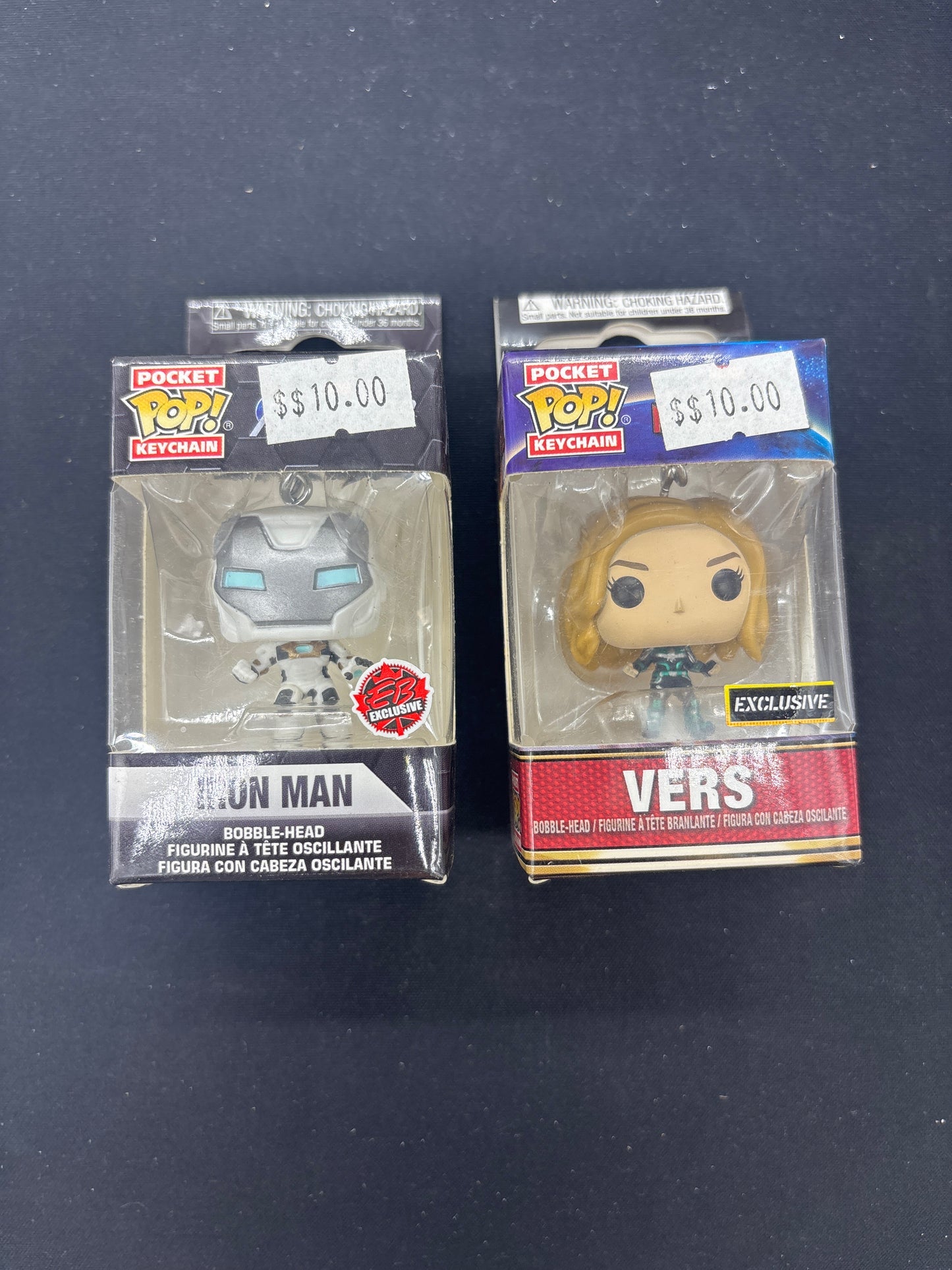 Auction Lot 57: POP Pocket Keychains Collectibles Marvel Themed Lot 3