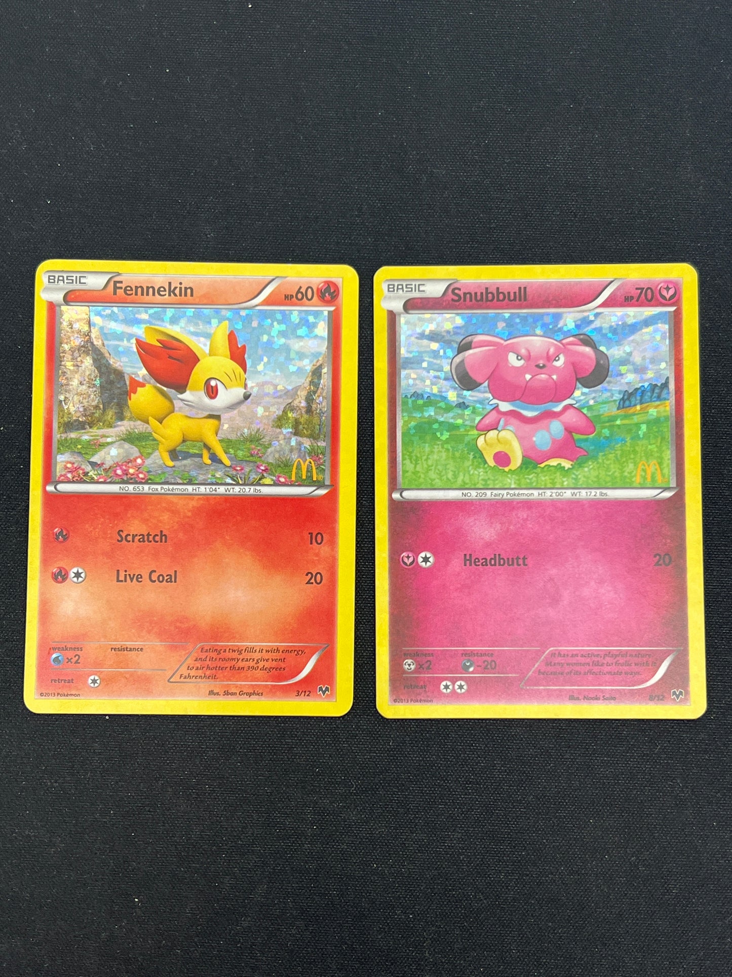 Auction Lot 371: Pokemon Cards Lot of 2 Mcdonald's Holos Conditions Vary