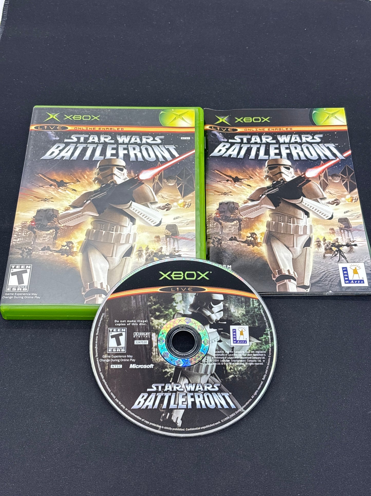 Auction Lot 7: XBOX Video Game Star Wars Battlefront CIB