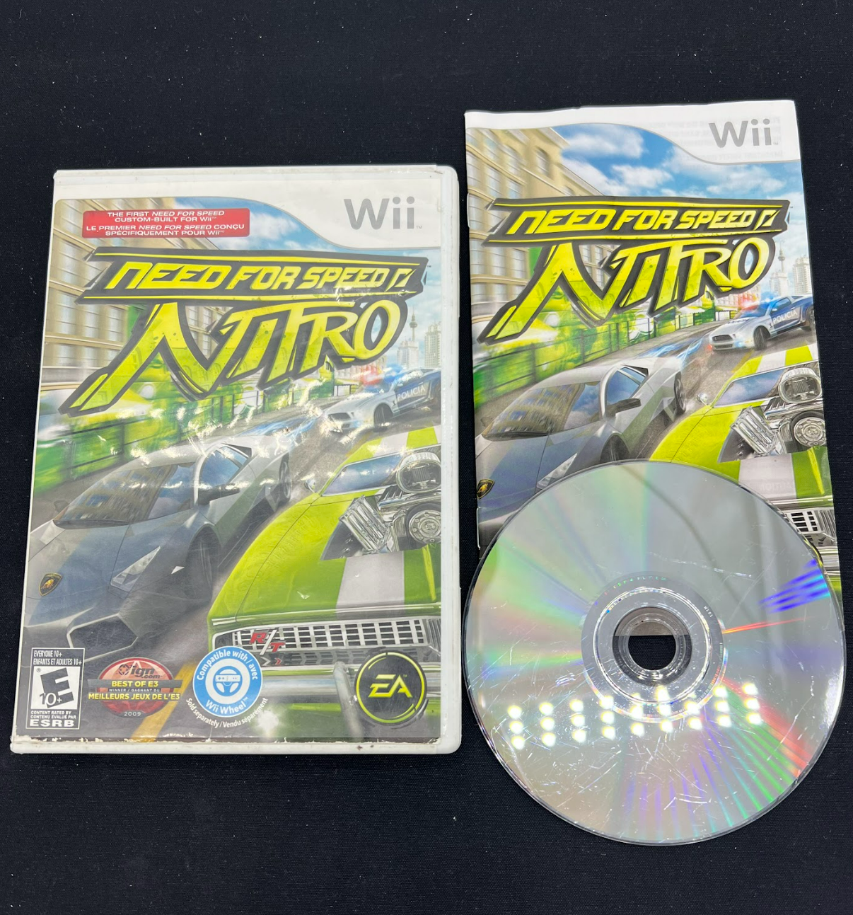 Auction Lot 132: Nintendo WII Need for Speed Nitro CIB
