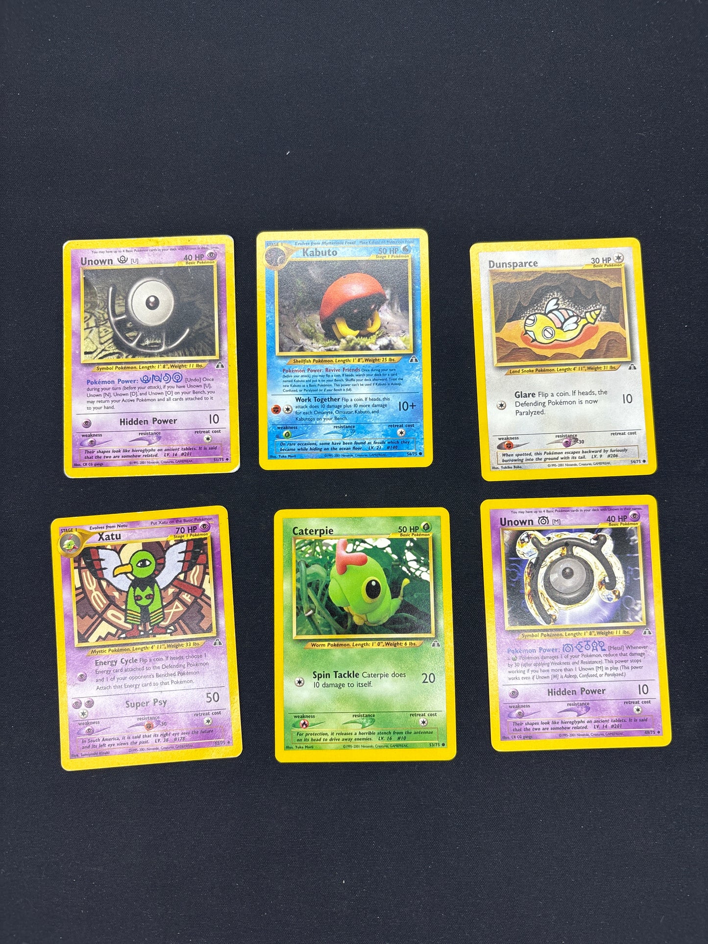 Auction Lot 165: Pokemon Neo Discovery Card Lot 2 Conditions Vary