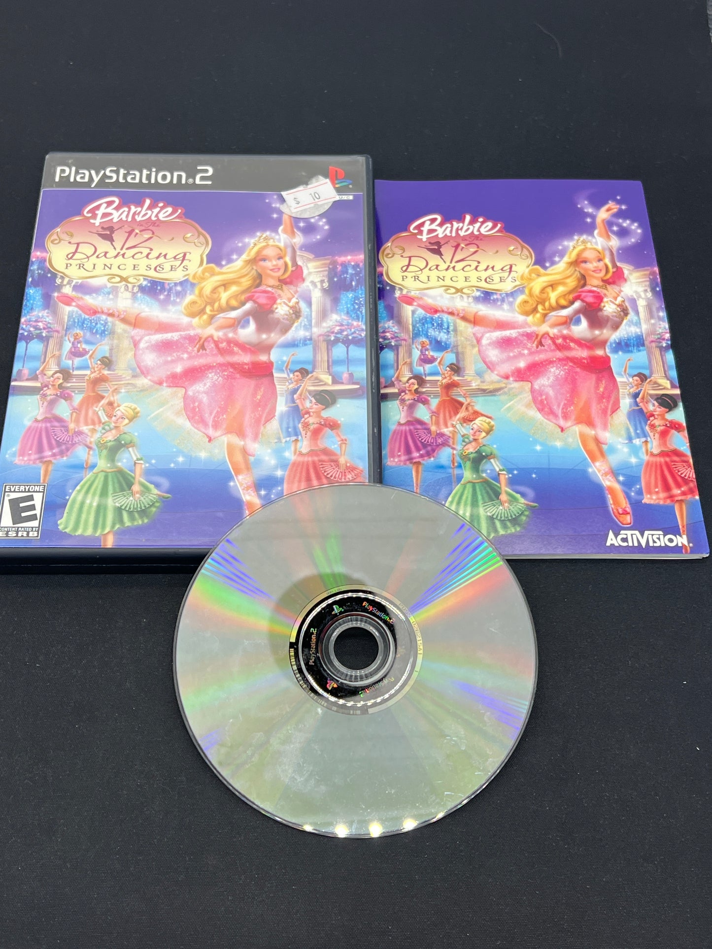 Auction Lot 132: PlayStation 2 Video Game Barbie Dancing Princesses CIB