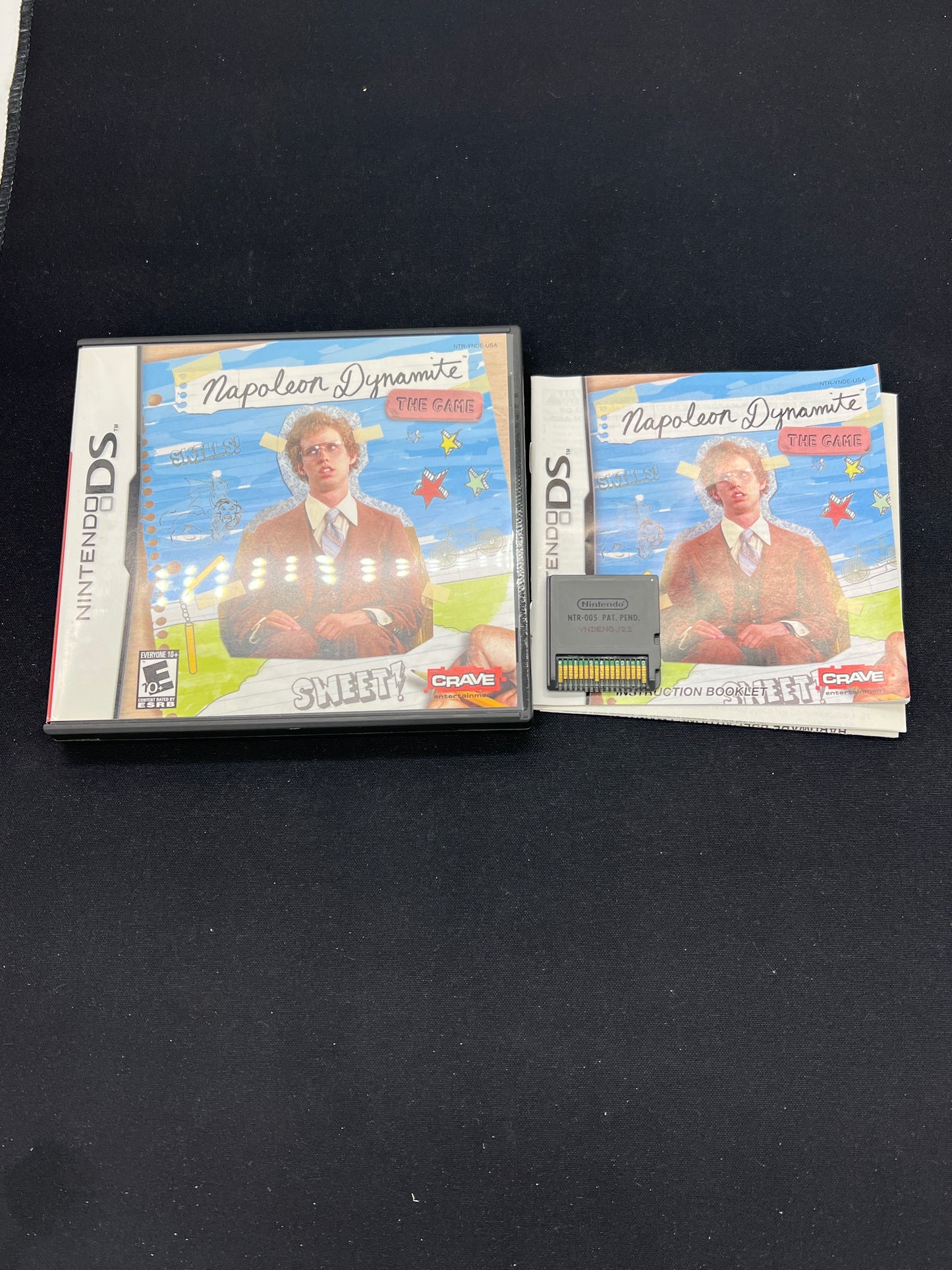 Auction Lot 198: Nintendo DS Napoleon Dynamite The Game CIB