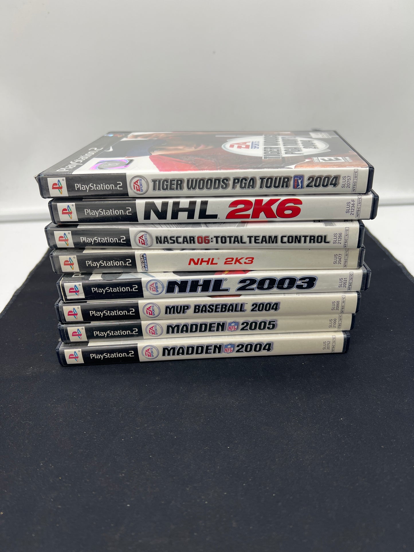 Auction Lot 59: Playstation 2 Video Game Assorted Sports Game Lot of 8 CIB