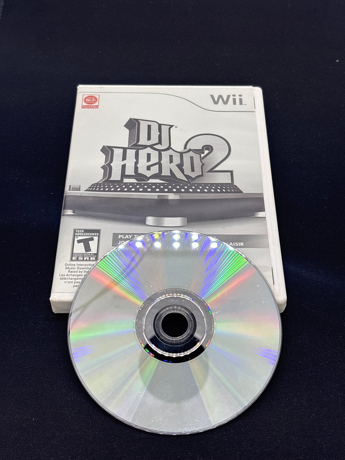 Auction Lot 68: Nintendo Wii DJ Hero 2 Disc & Case