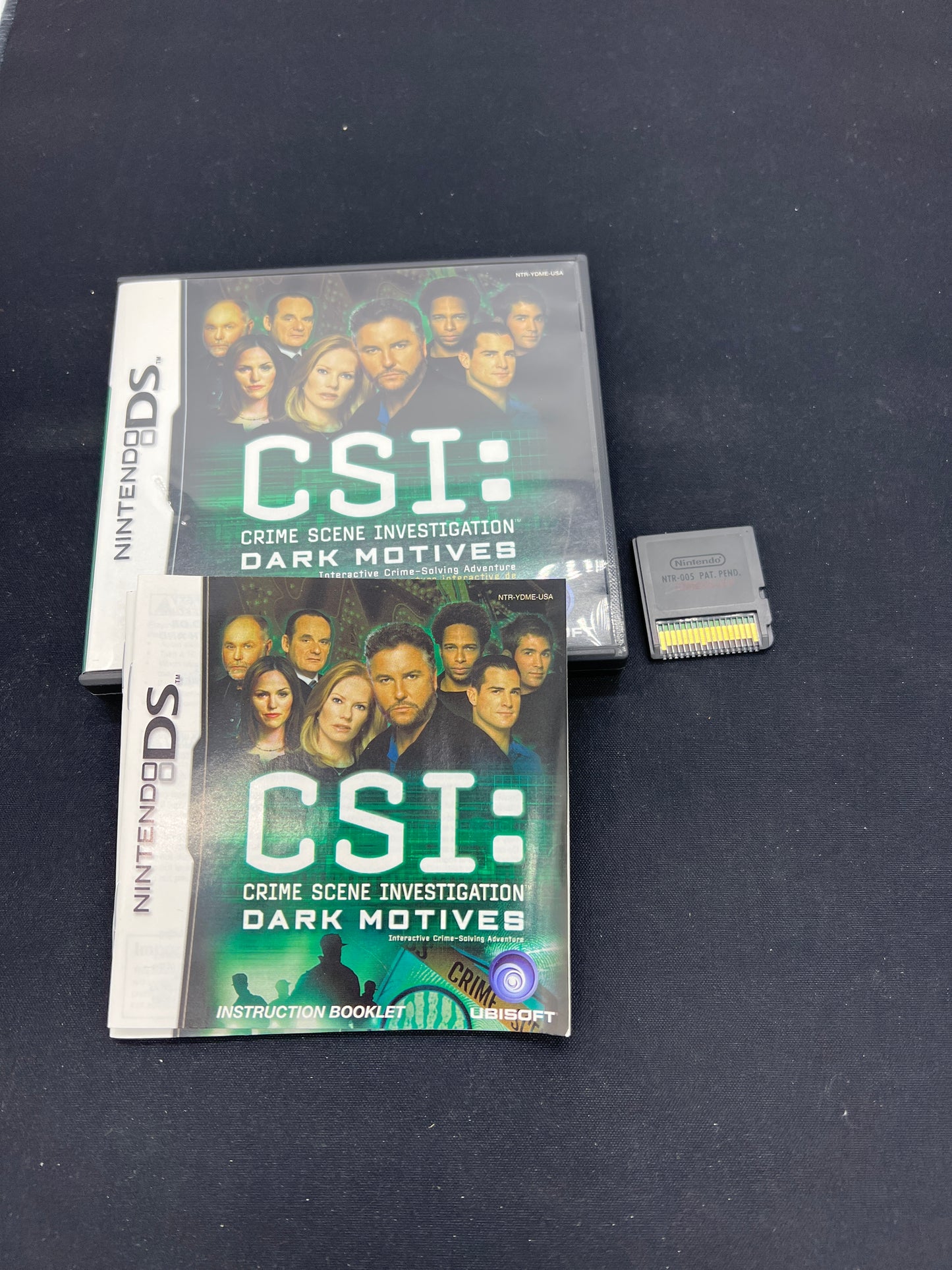 Auction Lot 192: Nintendo DS CSI: Crime Scene Investigation Dark Motives CIB
