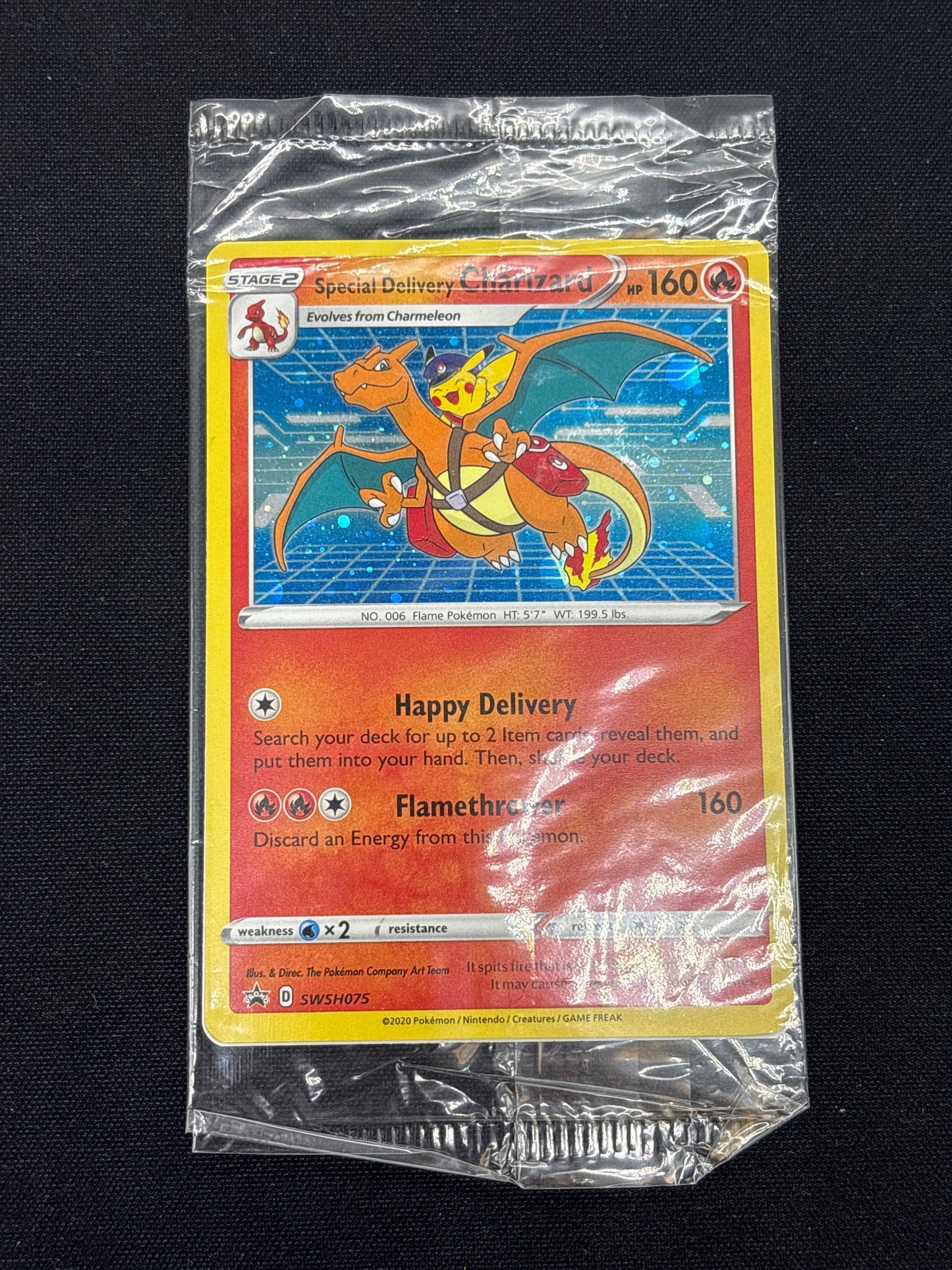 Auction Lot 218: Special Delivery Charizard SWSH Promo Sealed