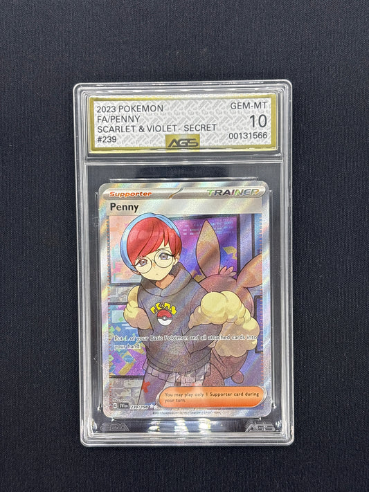 Auction Lot 33: AGS 10 Penny Pokemon SV Base