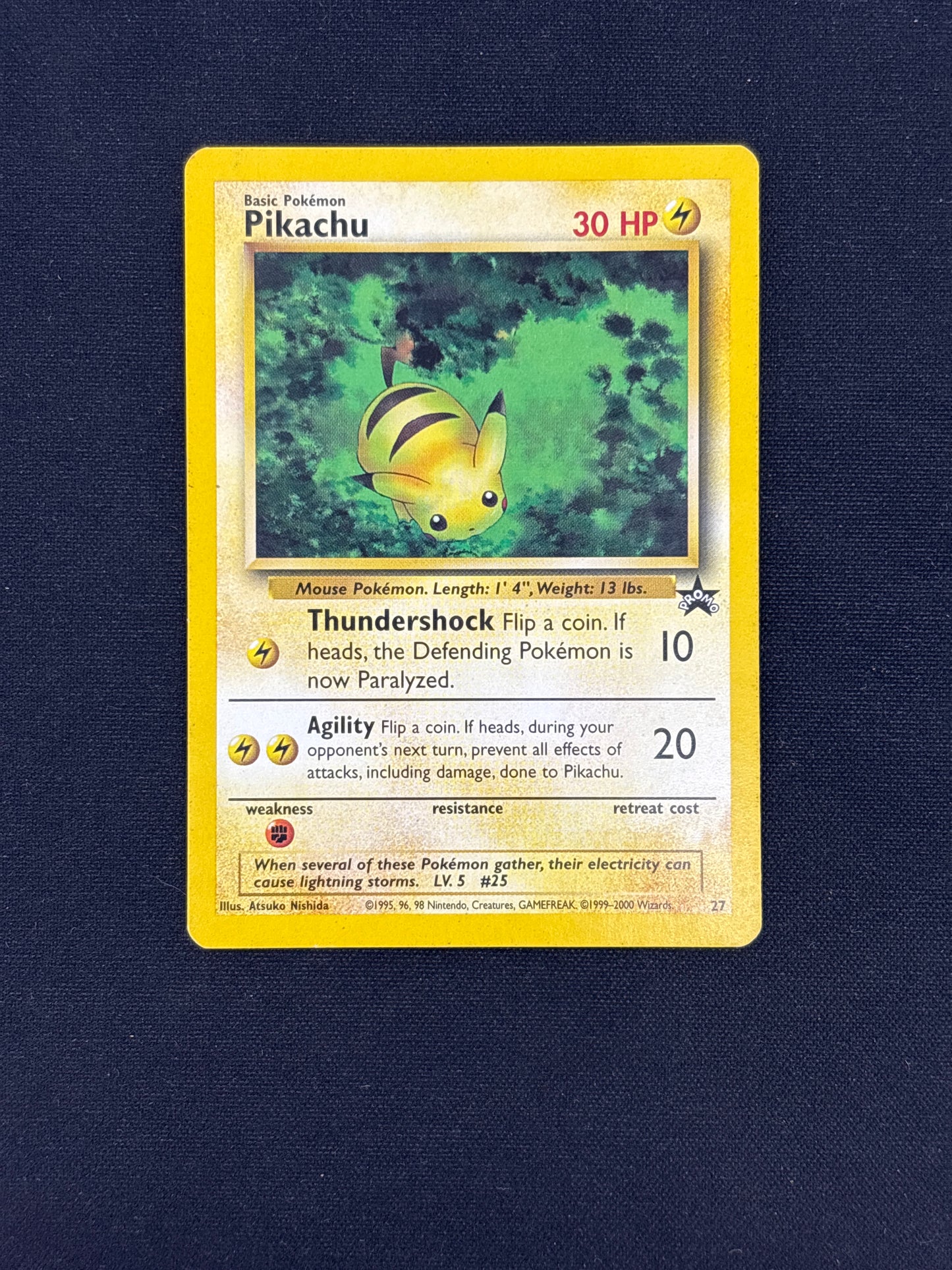 Auction Lot 84: Pokemon Card Pikachu WOTC Black Star Promo Conditions Vary
